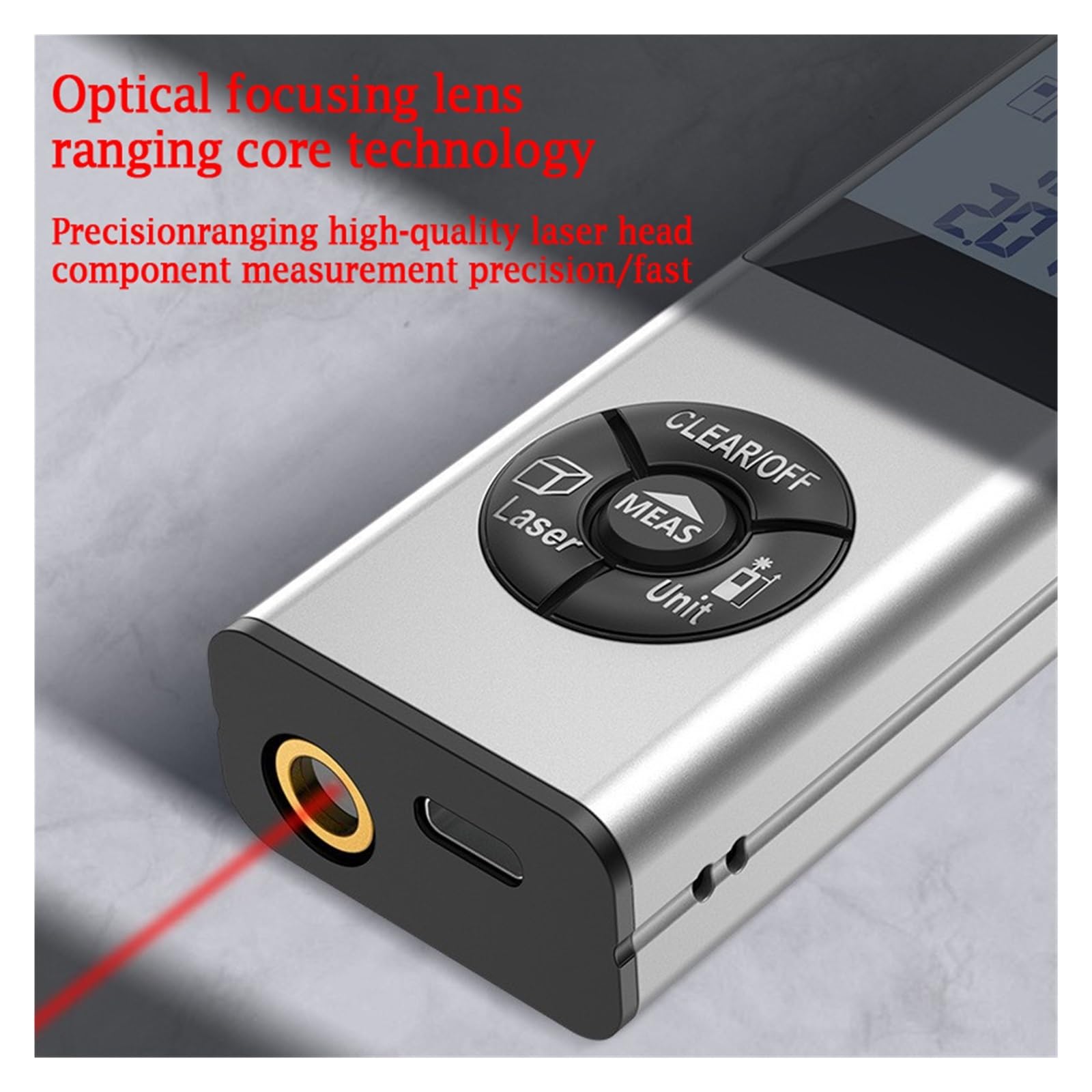 Mini misuratore di distanza 40m 60m telemetro digitale strumenti misurazione della lunghezza angolo nastro roulette elettronica Precisione Flessibilità Misurazione