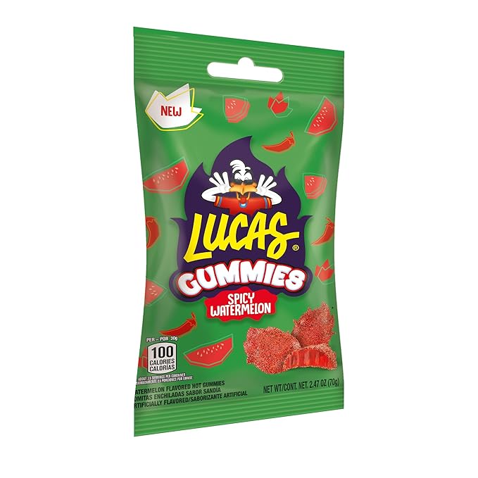 Lucas Spicy Gummies Watermelon Flavored 12 Pack 29.6 oz miniatura 5