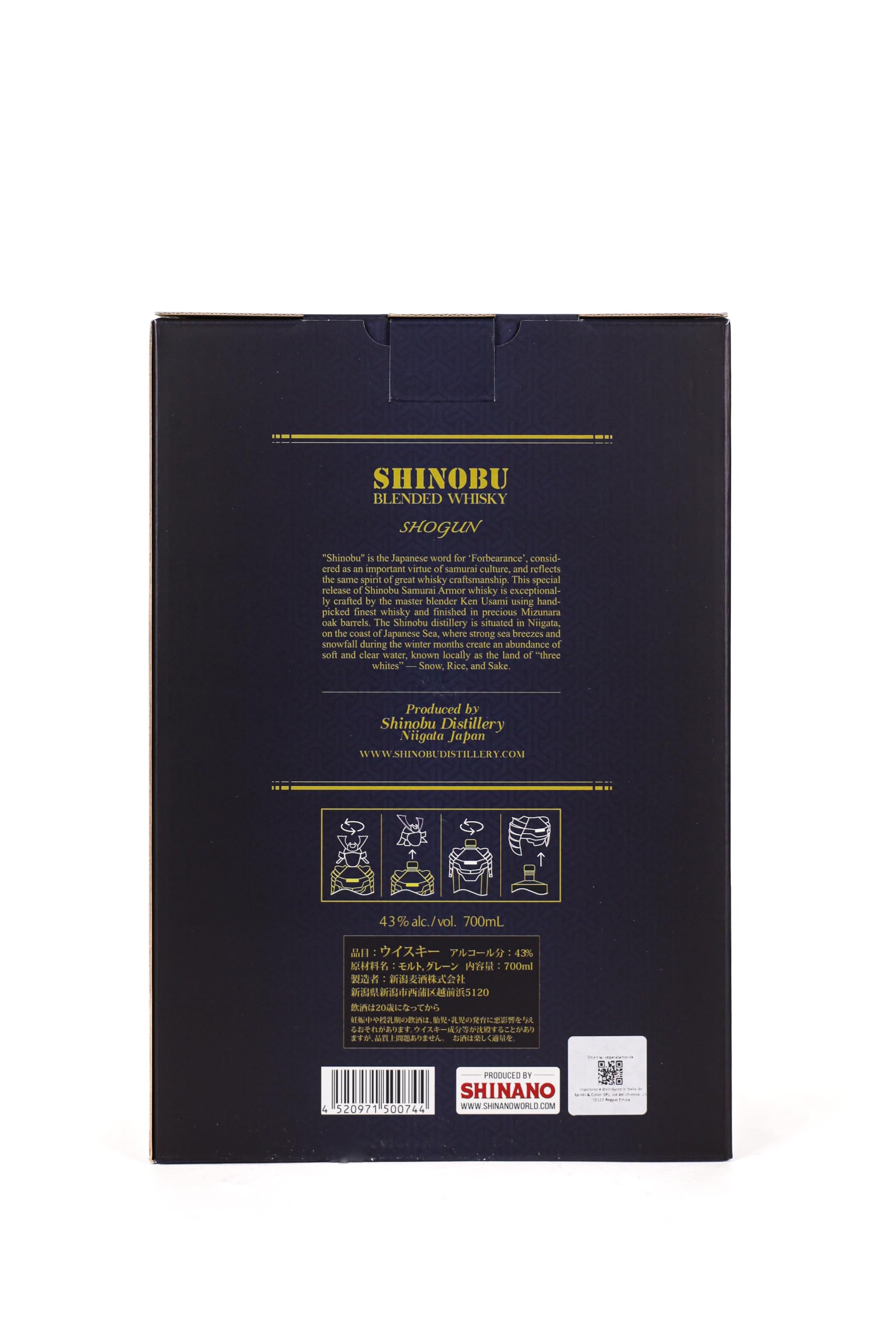 Shinobu Shogun Blended Whisky Mizunara 700 ml