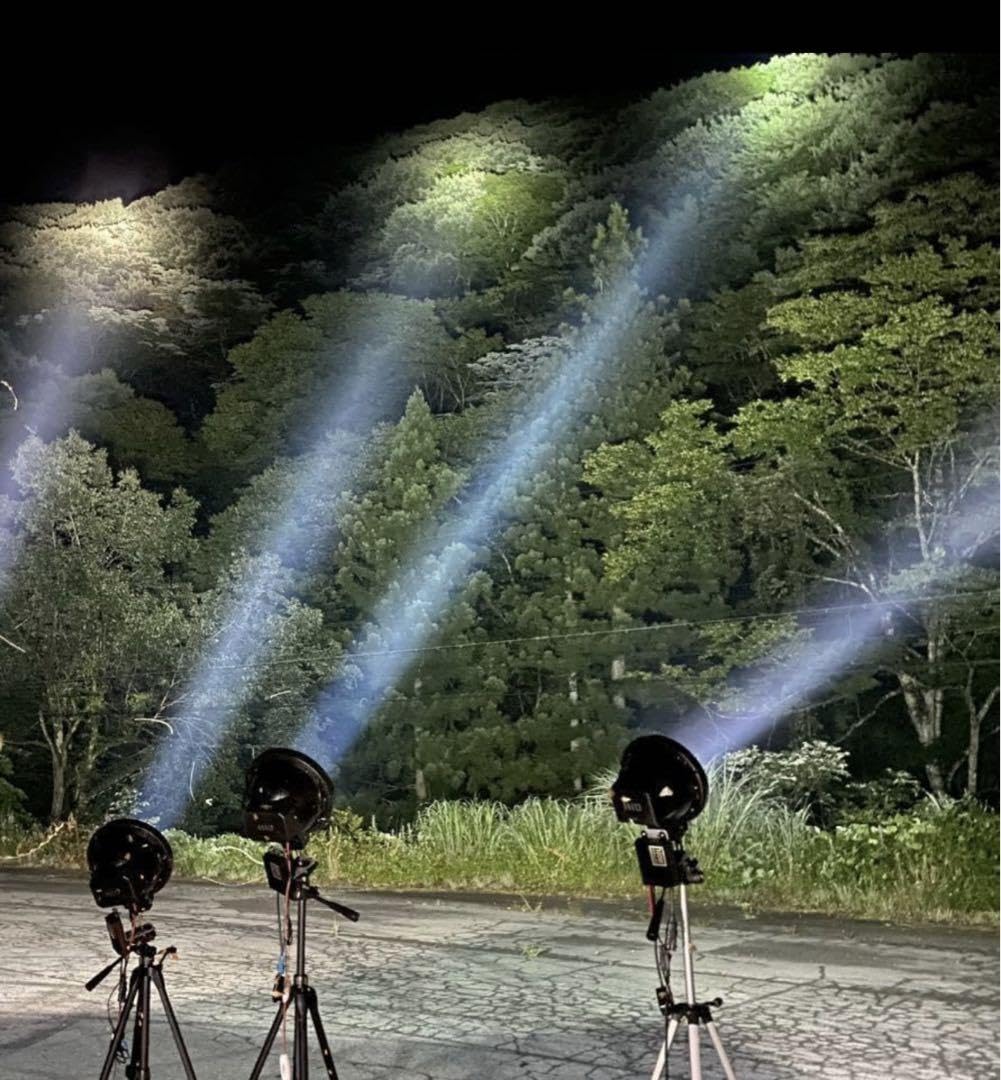 爆光 新品 強力 HID7インチ 74W 紫外線強化バルブ 灯火採集に！HID