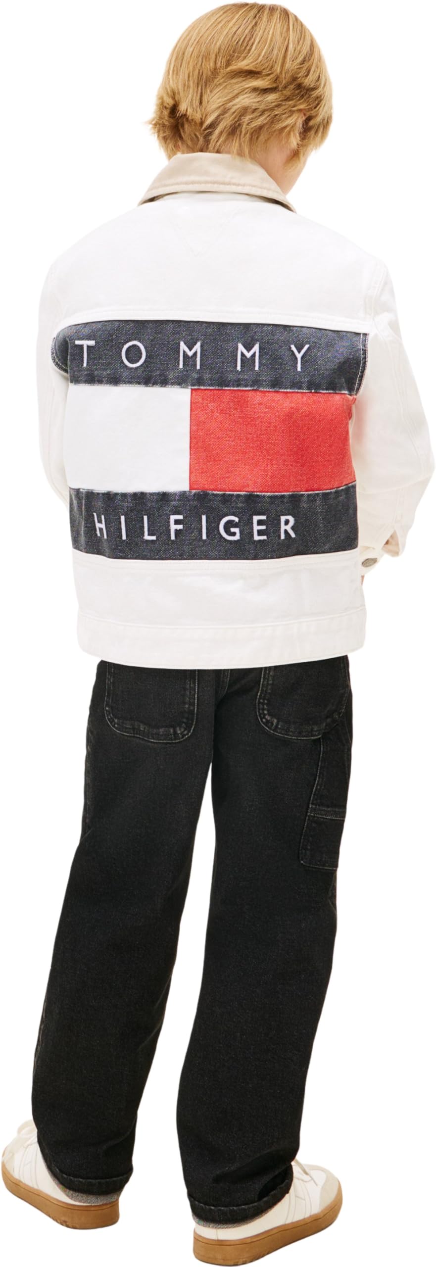 Tommy Hilfiger Kurtka Trucker Chłopcy Heritage Flag Denim Trucker Kb0kb10082
