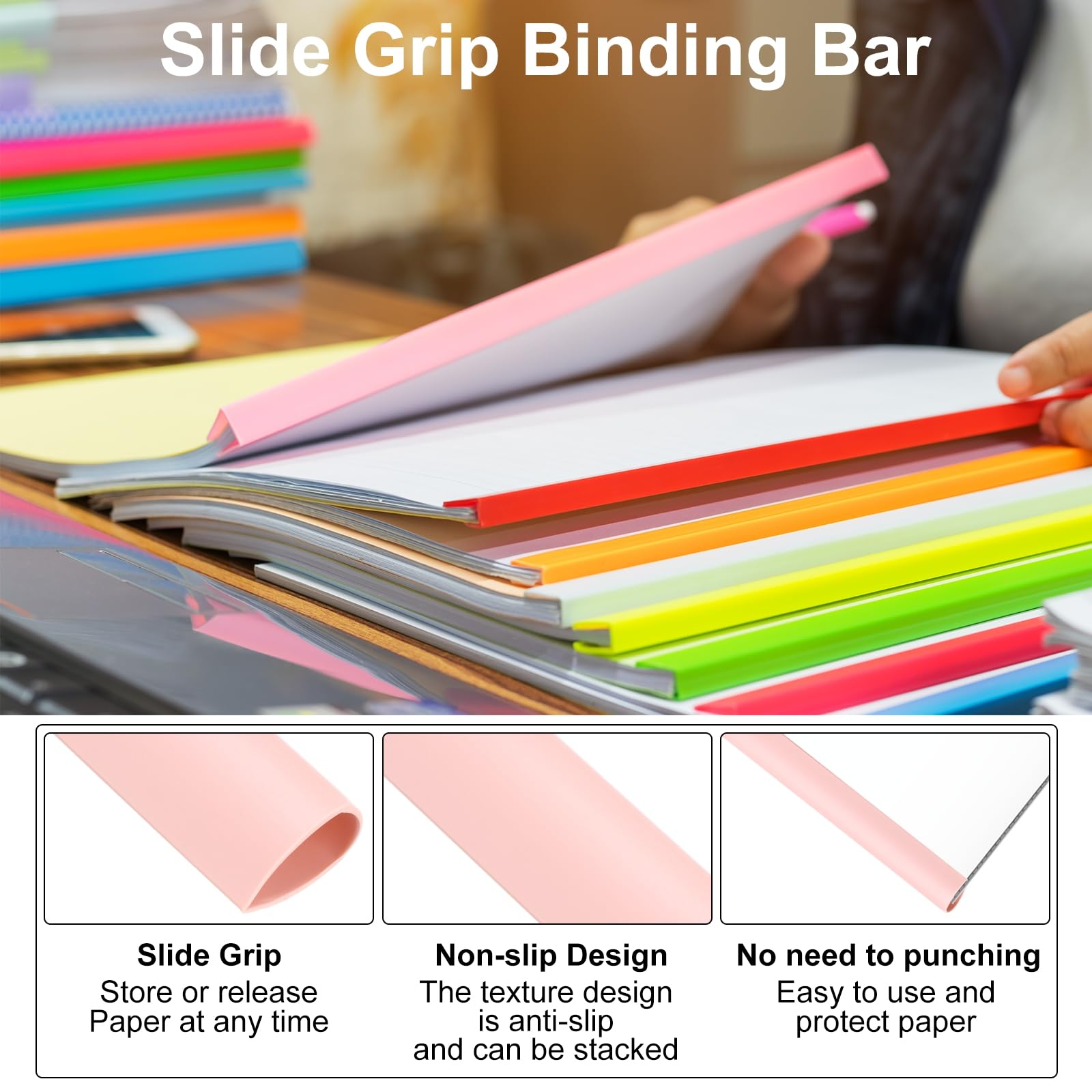 PATIKIL 30Pcs Binding Bars - Image 4