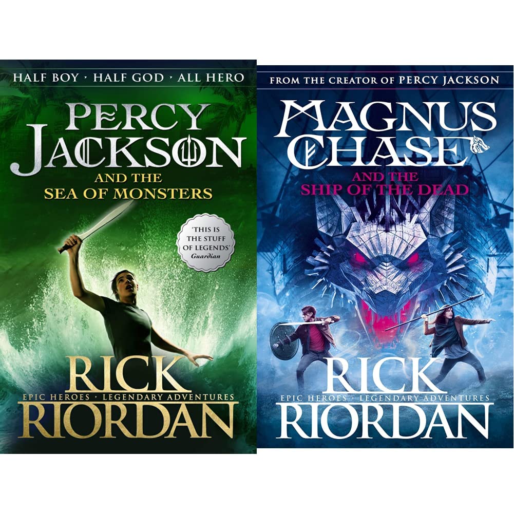 Percy Jackson and the Sea of Monsters+Magnus Chase and the Ship of the Dead (Book 3)