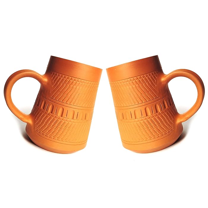 Buy KSI Beer Mug of Pure Clay for Natural & Real Taste Self Cooling