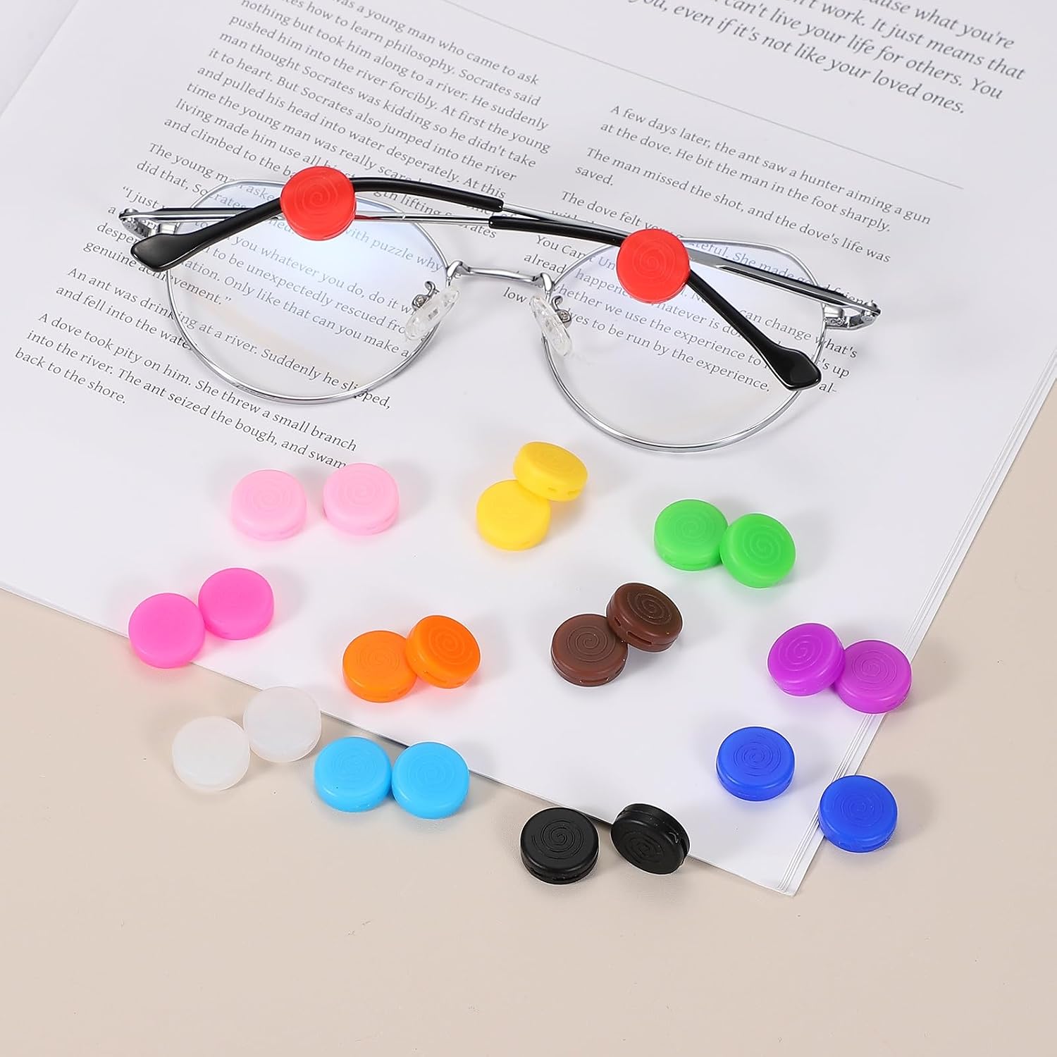 Glasses Ear Grip Silicone Ear Grippers Eyeglasses Holder image 5
