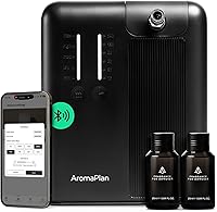 AromaPlan 5 Star Collection Waterless Cold Air Diffuser - App-Controlled, HVAC Compatible, Covers 2000 sq ft Homes & Offices, 2 Premium Scents Included