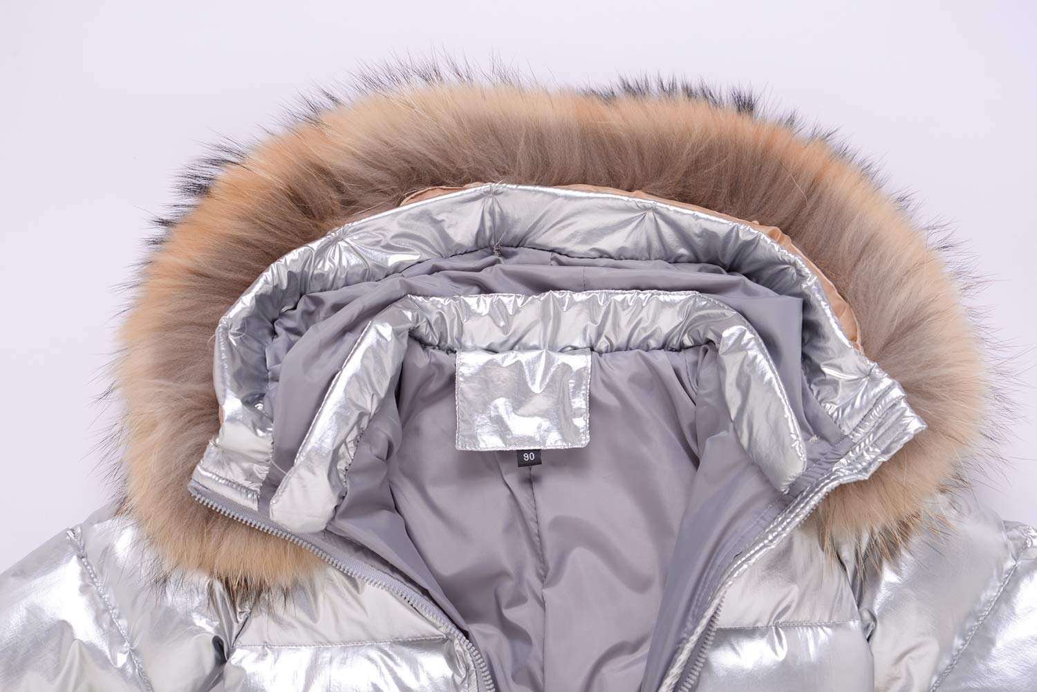 Bestgift Unisex dziecięcy puchowy kombinezon śnieżny zimowy z kapturem dla malucha ciepłe śpioszki