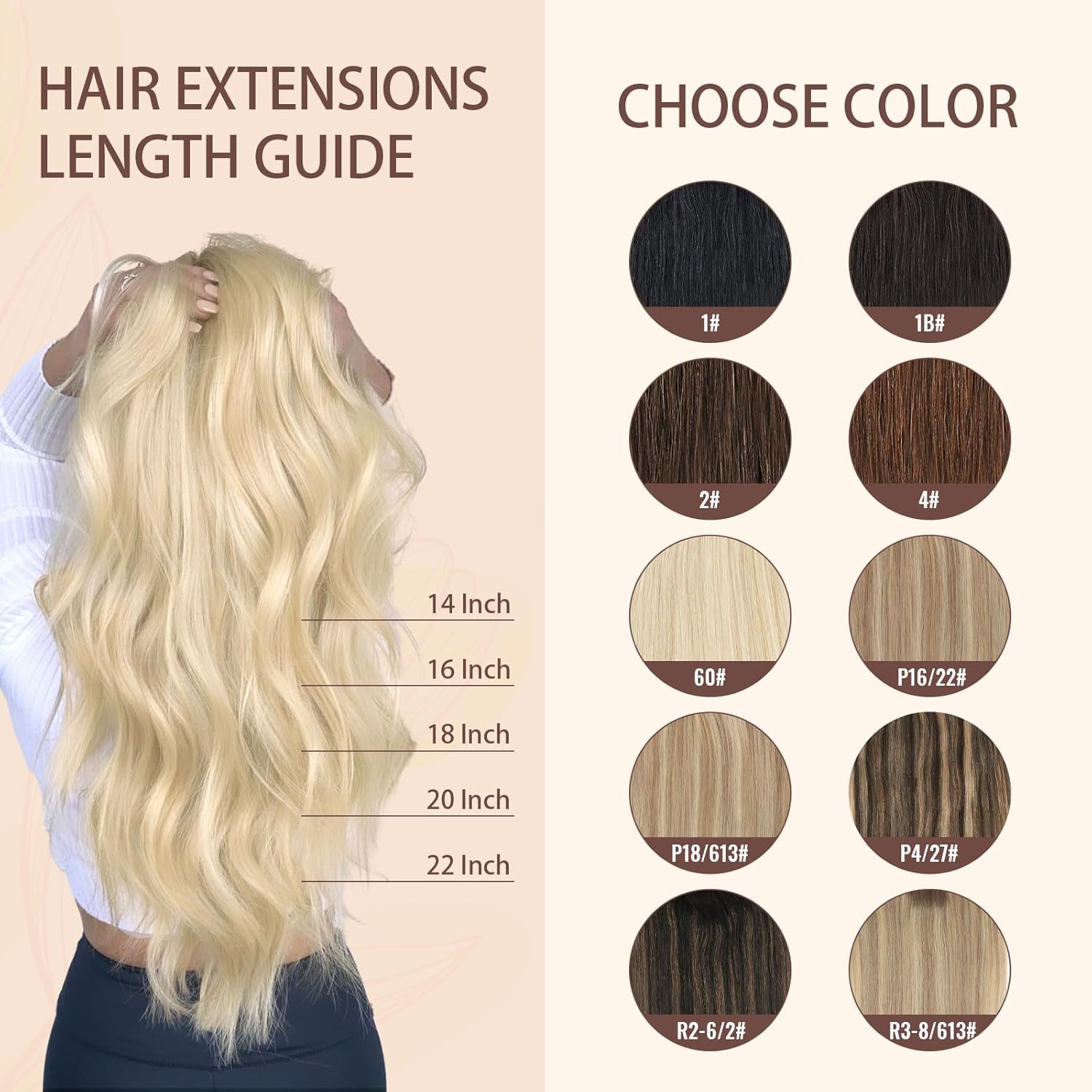 Sassina Straight Remy Human Hair Extensions Clip ins Chestnut Brown to Dark Brown Clip in Real Human Hair Extensions 22 Inch Natural Thick Huair Extensions 8 Pcs 120 Grams #R2-6/2