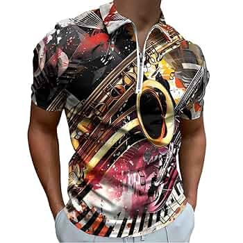 トップス Music Heals Polo Shirt S Amazon.com : Musical Instruments Jam Session Men's Casual