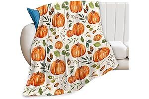 Autumn Pumpkin Throw Blanket: A Cozy and Festive Addition for Fall