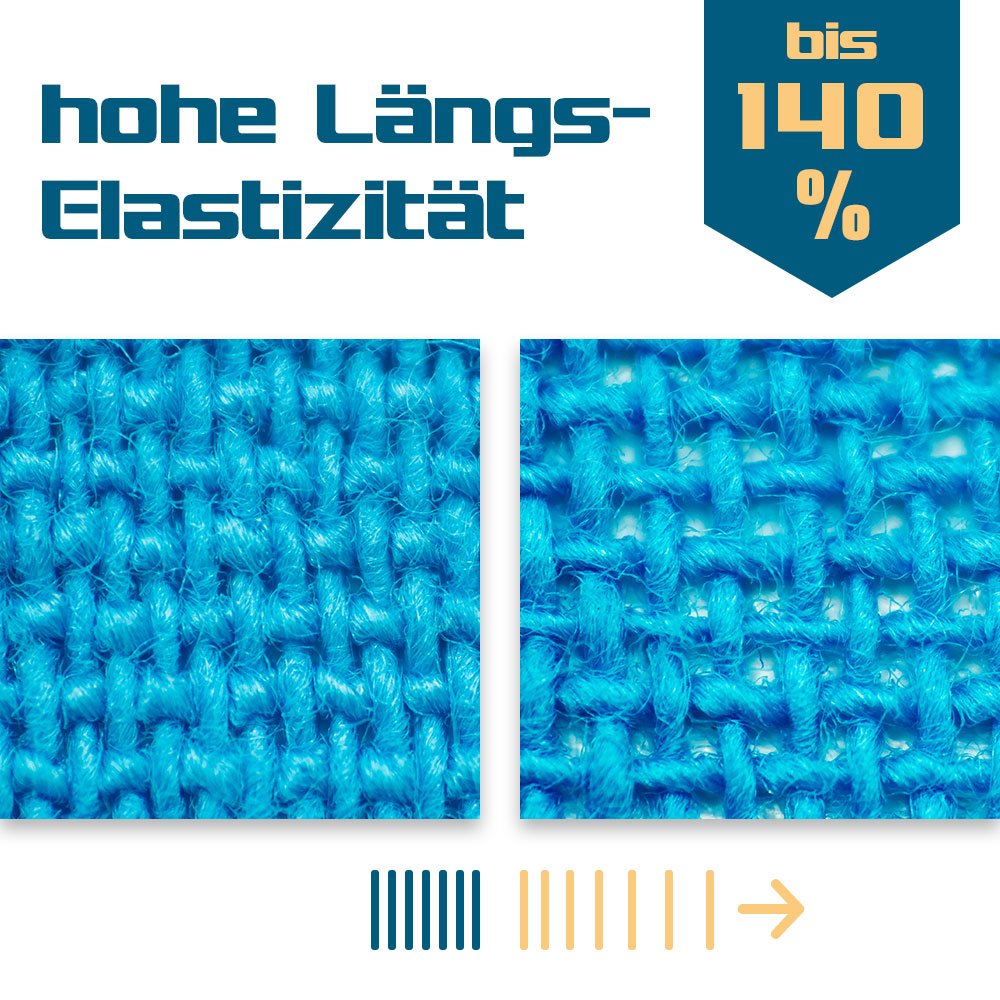 SL Star Kinésiologie Tape 6 Set avec ciseaux - Sport Tape rouleaux 5 cm de largeur et 550 cm de long - Pansements Tapes