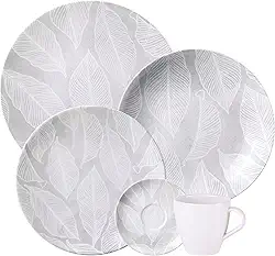 Aparelho de Jantar Tramontina Arbo em Porcelana Decorada 20 Peças