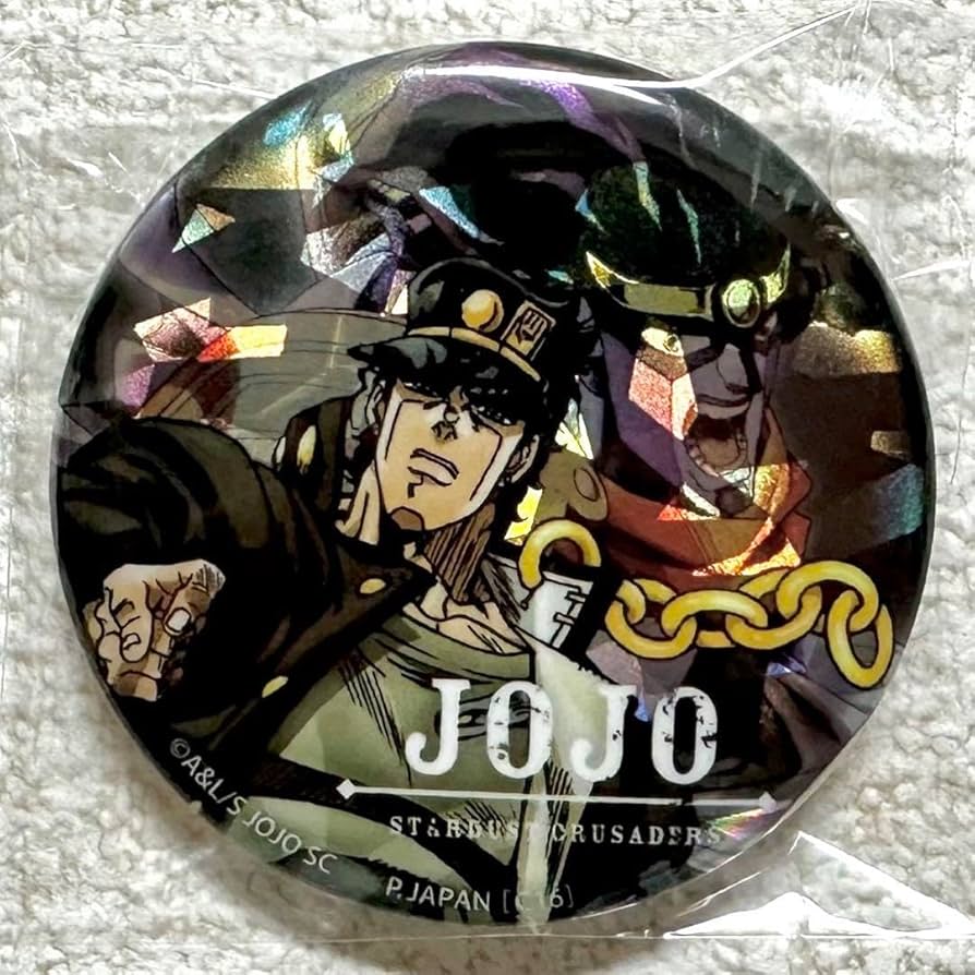 Amazon.co.jp: ジョジョの奇妙な冒険 クリスタライト カンバッジ 空条