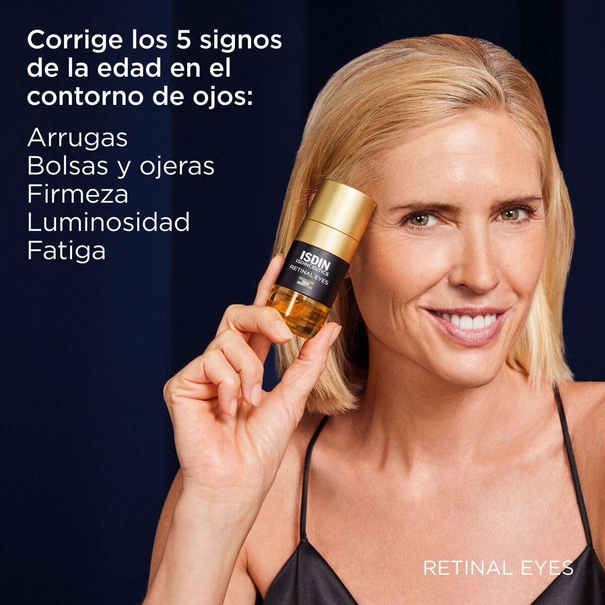 ISDIN Isdinceutics Retinal Eyes (20 ml) | Siero per il Contorno Occhi con Retinale | Rughe, Borse e Occhiaie, Compattezza, Luminosità e Affaticamento | Adatto a Tutti i Tipi di Pelle