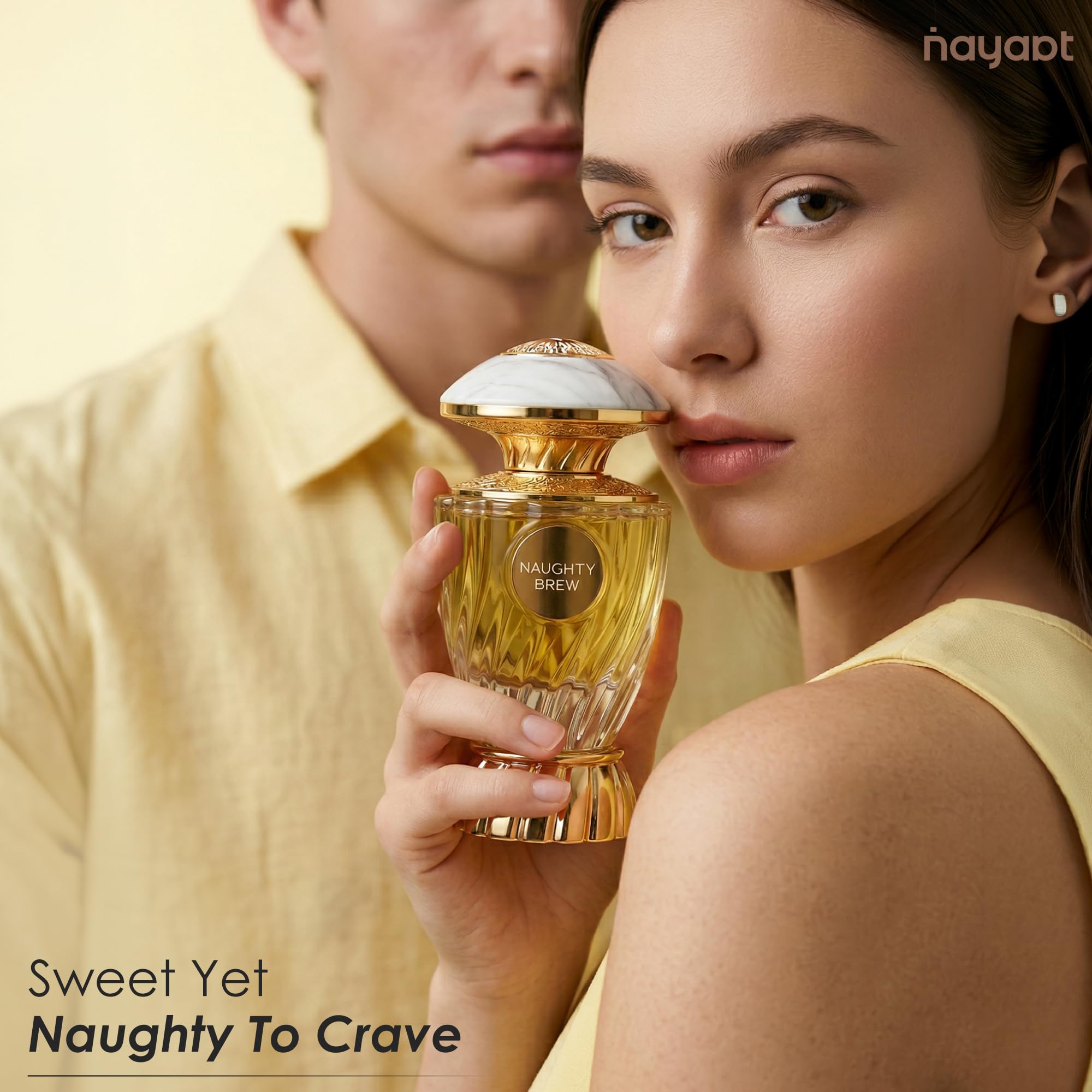 Orientica Nayaat Naughty Brew Eau de Parfum 100 ml – słodkie nuty, piżmo, wanilia – perfumy dla kobiet