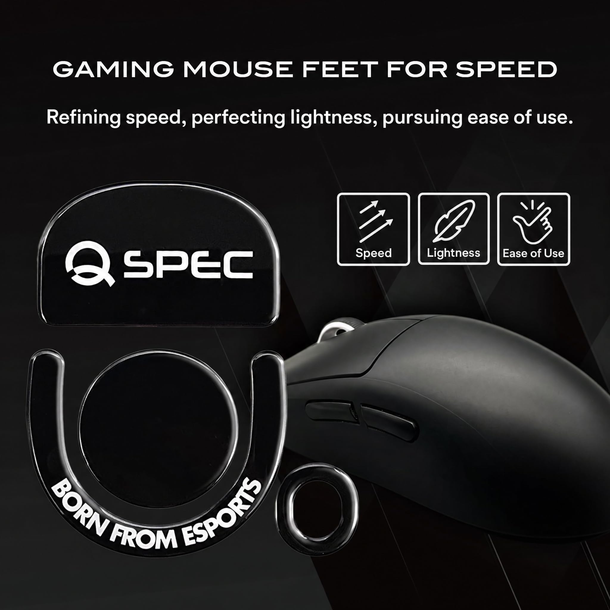 Amazon | QSPEC マウスソール Logicool G PRO X SUPERLIGHT2 用