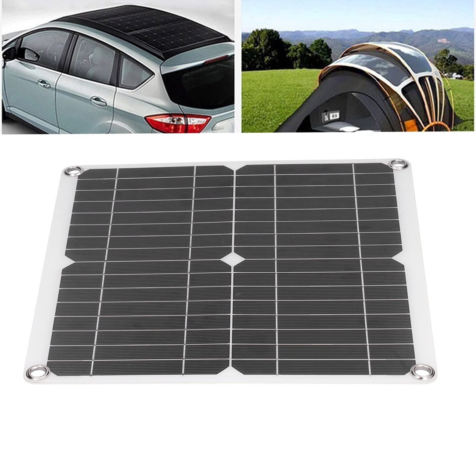 Kit di caricabatterie flessibile per pannello solare monocristallino da 40 W