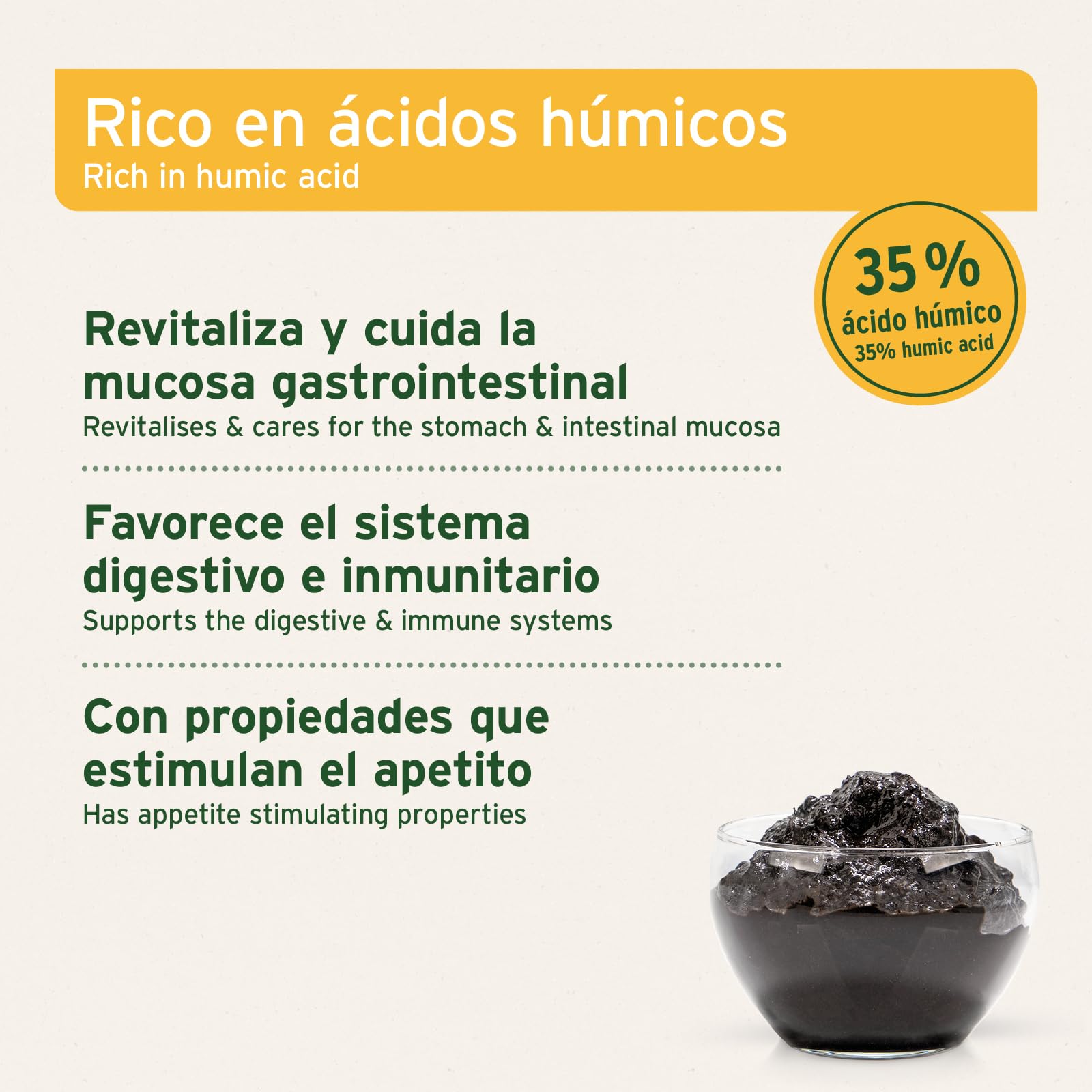 AniForte Moor Mud Curativo para Perros 1200g – Mejora la digestión, el Sistema inmunológico, la Actividad gastrointestinal, estimula el apetito. Arcilla curativa Natural