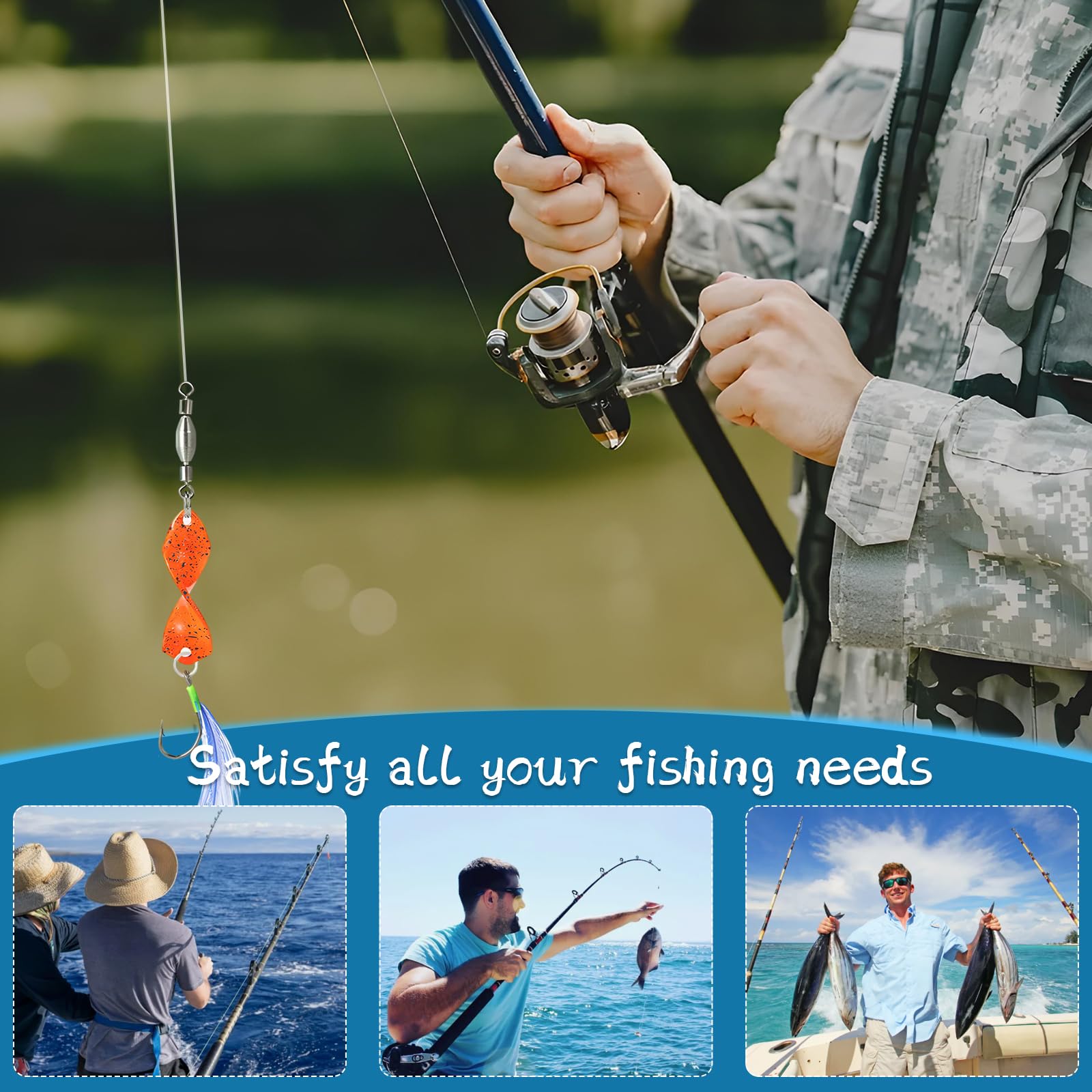 Lot De 10 Cuillères à Truite - Leurres De Pêche Durs - Cuillères En