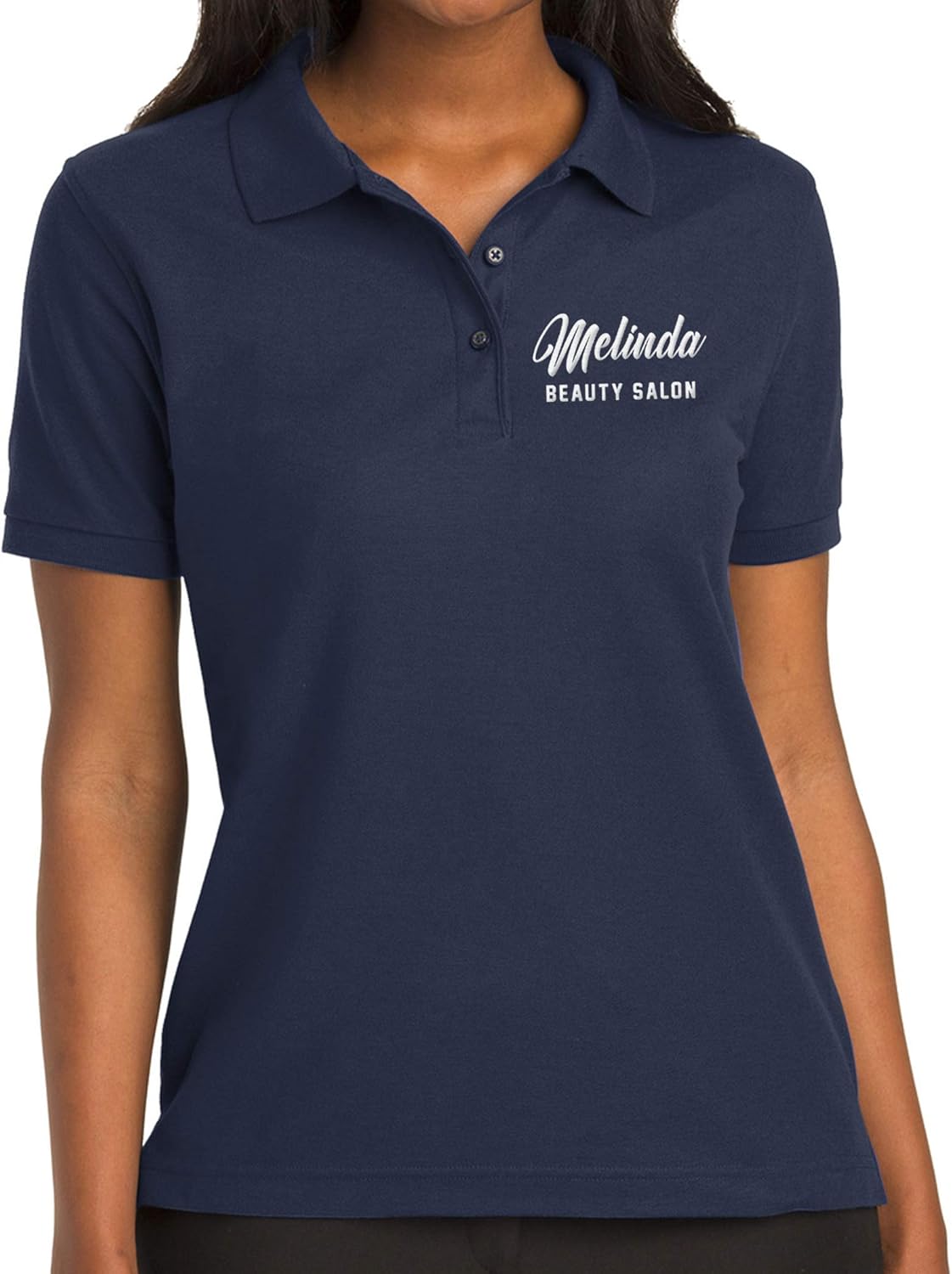 Custom Embroidered Polo Shirt for Women Add Your Personalized Own Embroidery Text