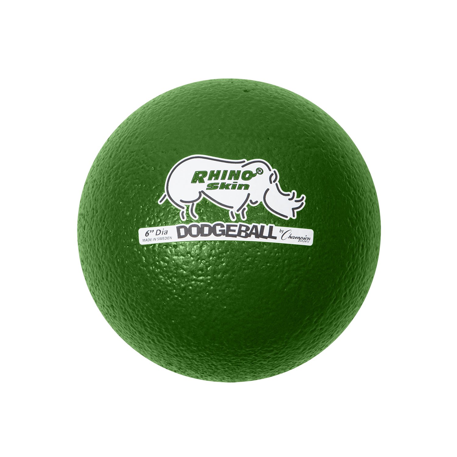 Champion Sports Rhino Skin Low Bounce Dodgeball, 6-Inch - Set of 6, Assorted Colors - Image 4