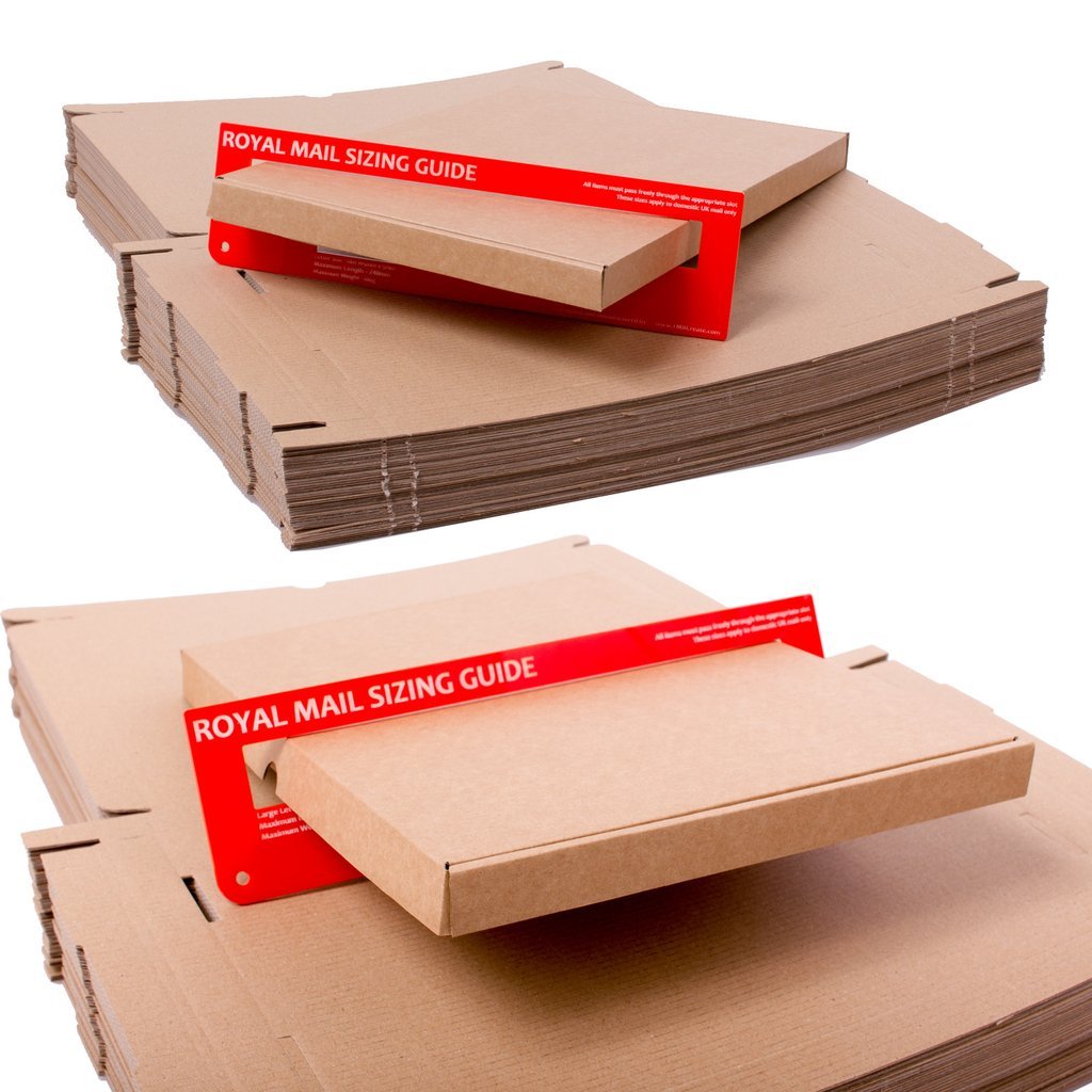 Crystal Mailing50 x C4 A4 SIZE BOX 240x345x22mm RM LARGE LETTER CARDBOARD SHIPPING PIP BOXES