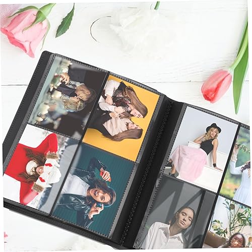 Miniatura 2 de BESPORTBLE Strap Album Small Mini Picture Album Photo Holder Photo Book Wedding Album Cards Storage Album Wedding Scrapbook Album Picture Storage