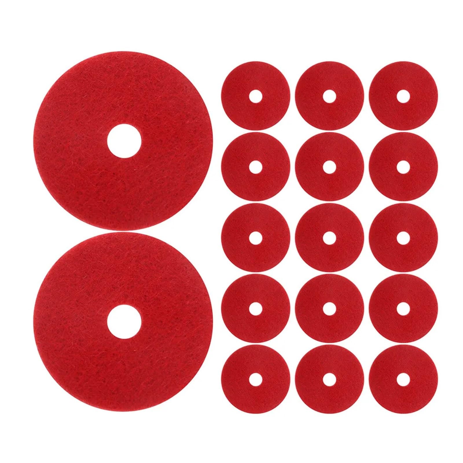 24 Stück 8 Mm Dicke Becken-Filzpads Zur Geräuschreduzierung