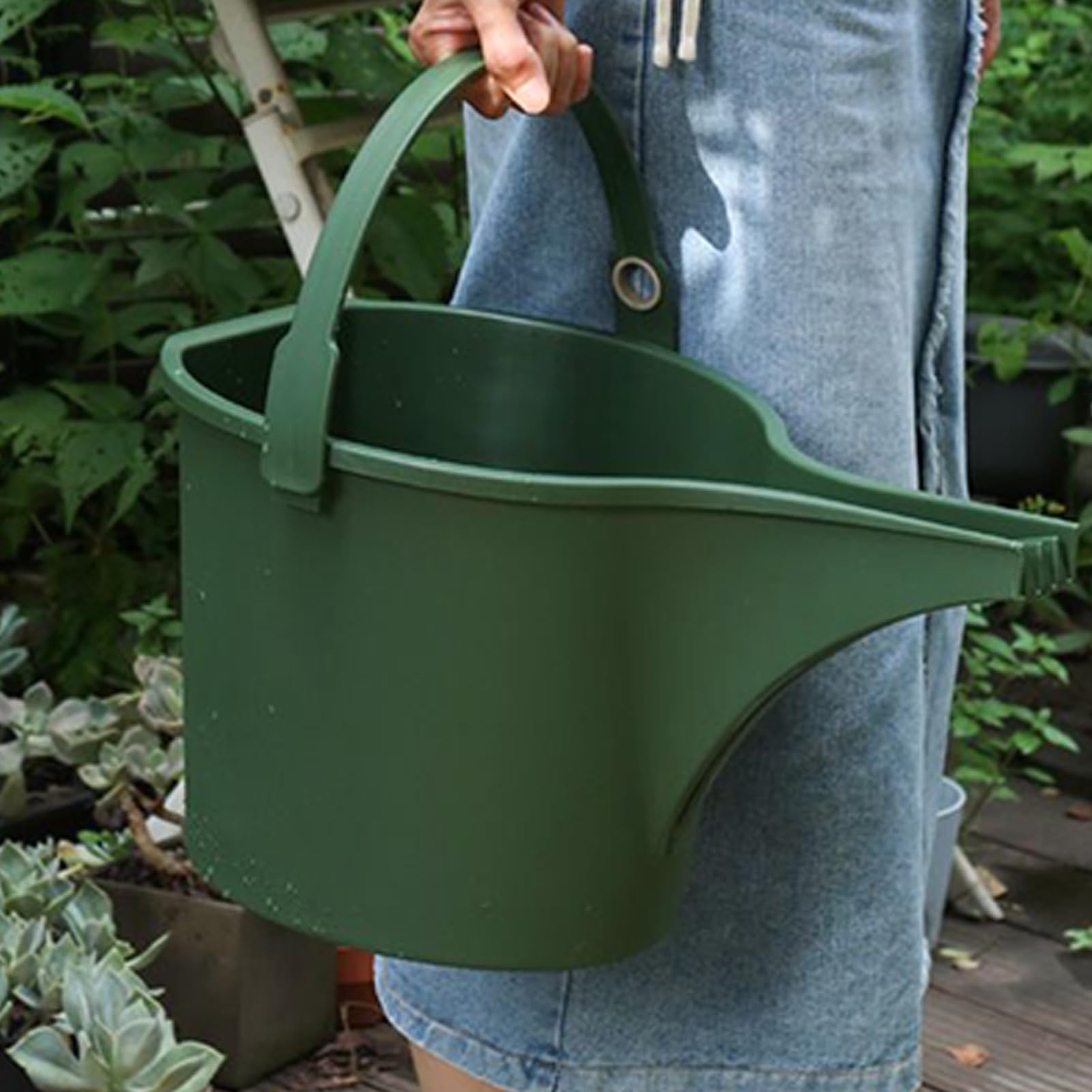 Annaffiatoio Da Esterno Secchio per l'Acqua da 8 L con Graduata | Annaffiatoio a Collo Lungo da Interno Per casa, giardinaggio, fiori, bacche, esterno, giardino, cortile