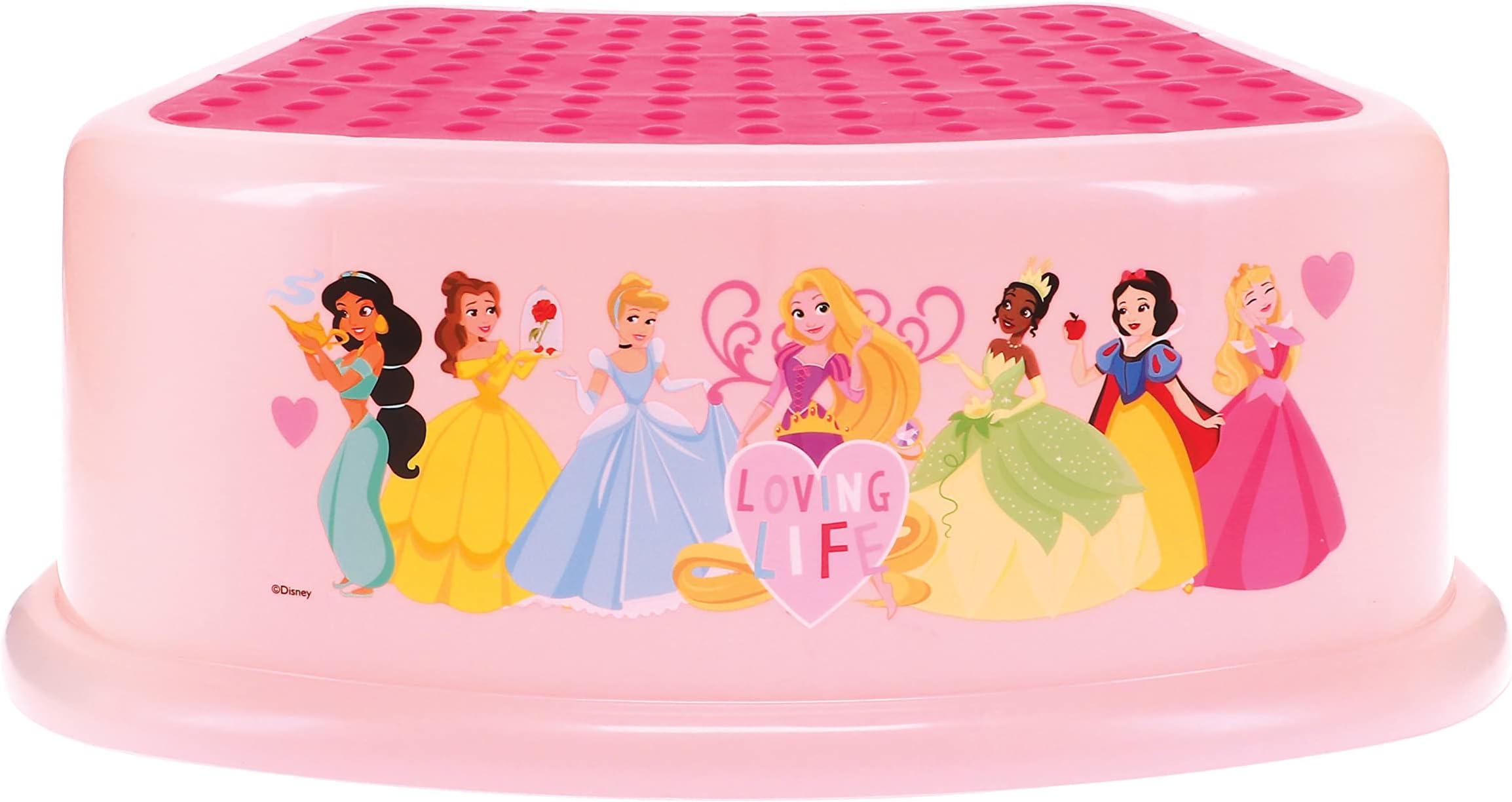 Disney Princess Loving Life Step Stool Kids Step Stool