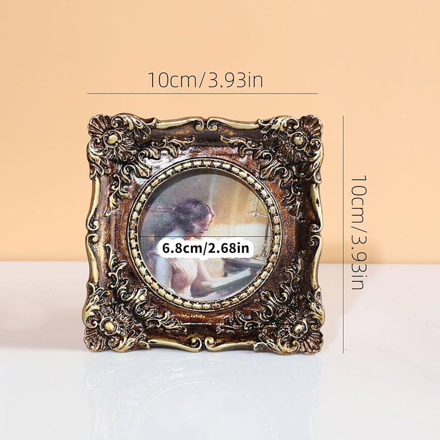 アンティーク額縁　ヴィンテージ 王室　アートフレーム Amazon.co.jp: Ciieeo クラシックアートフォトフレーム