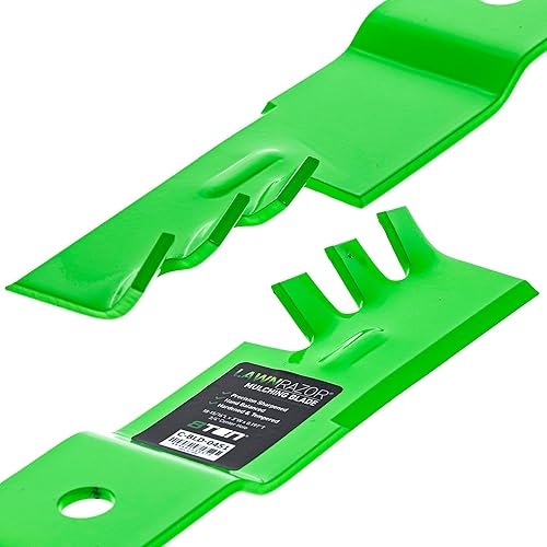 Miniatura 4 de 8TEN LawnRAZOR - Cuchilla para Cub Cadet MTD Troy Bilt Mustang XP 54 Z-Force SX54 SZ54 LX54 02005018-X (mantillo dentado), paquete de 3