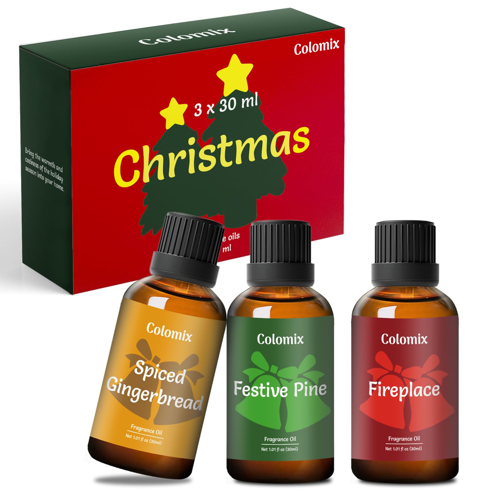 Juego de aceites aromáticos navideños