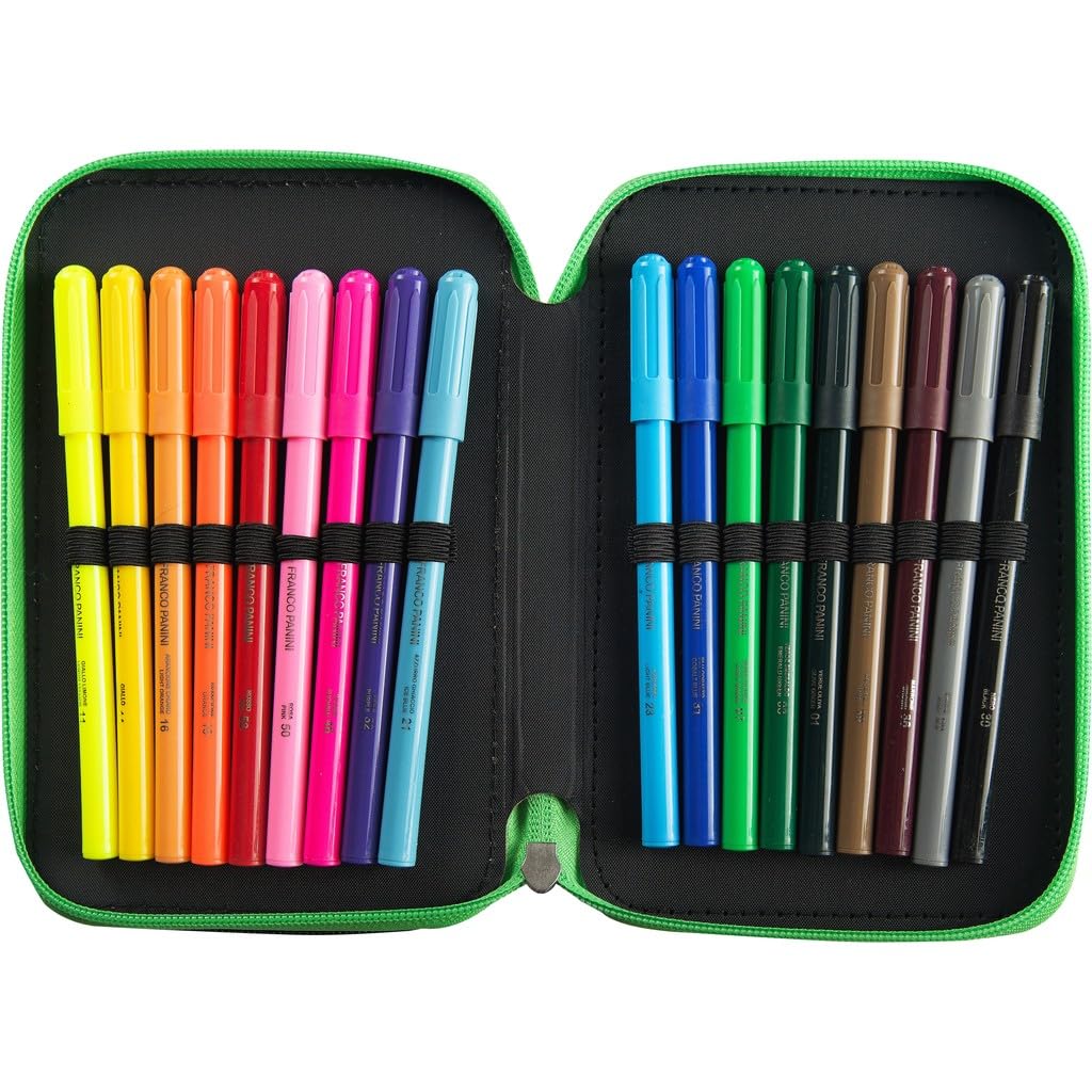 Set Scuola 2 Pezzi Per Minecraft Fan Zaino Scuola Elementare Bambino + Astuccio 3 Scomparti Completo (45 Accessori) - School Pack