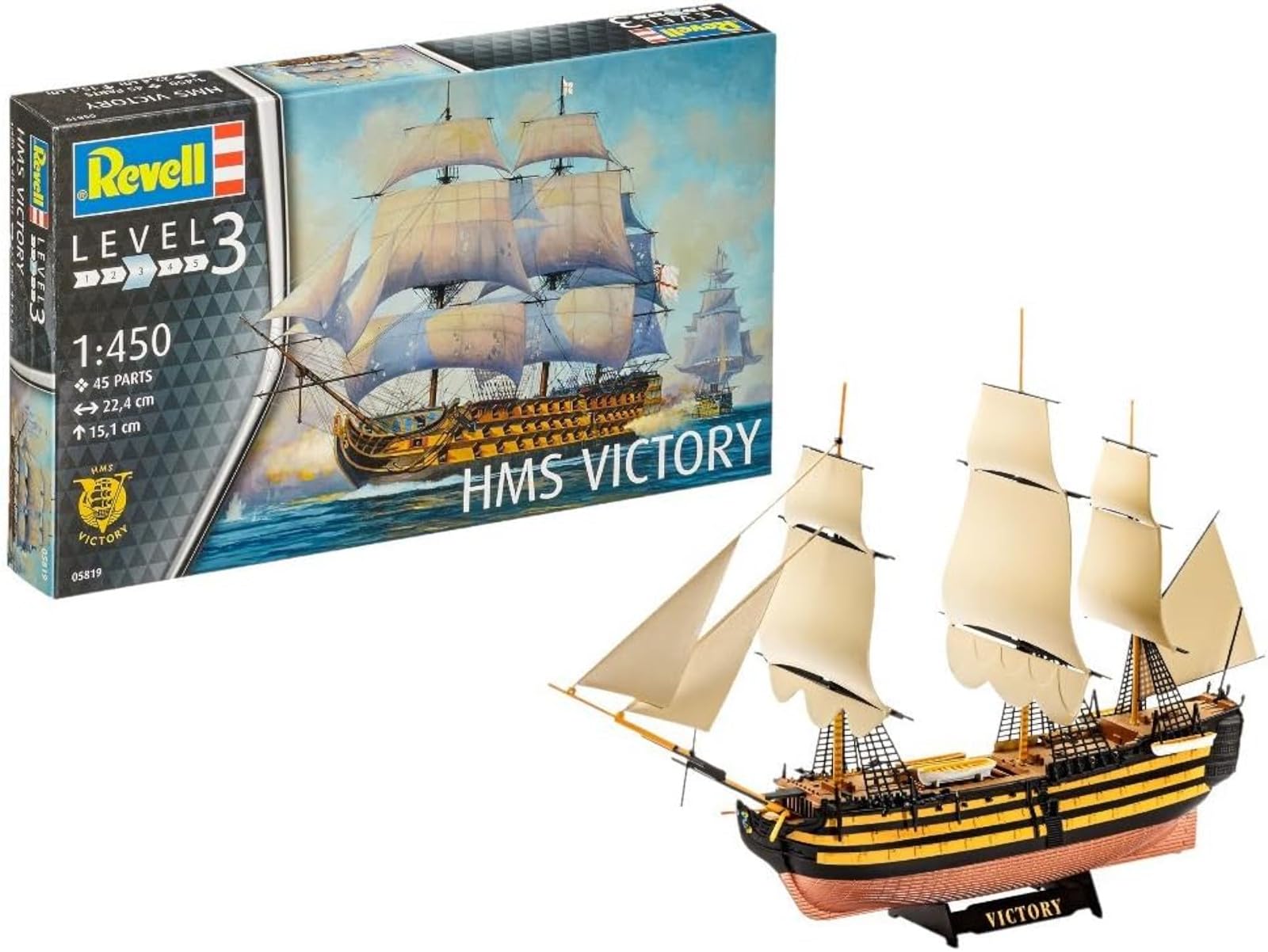 Amazon | ドイツレベル 1/450 イギリス海軍 HMS ヴィクトリー ネルソン