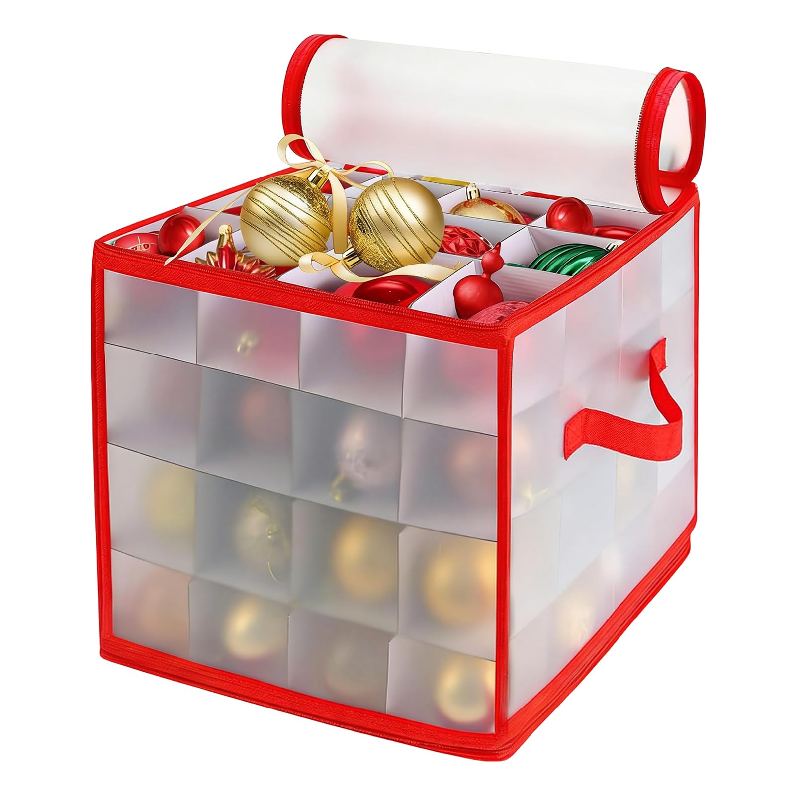 Boîte de rangement boules de Noël pour simplifier le rangement du salon