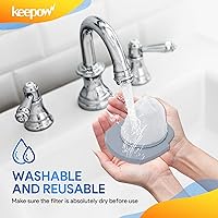 Vista 4 de KEEPOW 2610 2611 Filtros de repuesto compatibles con Bissell 3 en 1 Turbo Light Stick Vacuum Series 2610, comparado con la pieza # 1620624, paquete