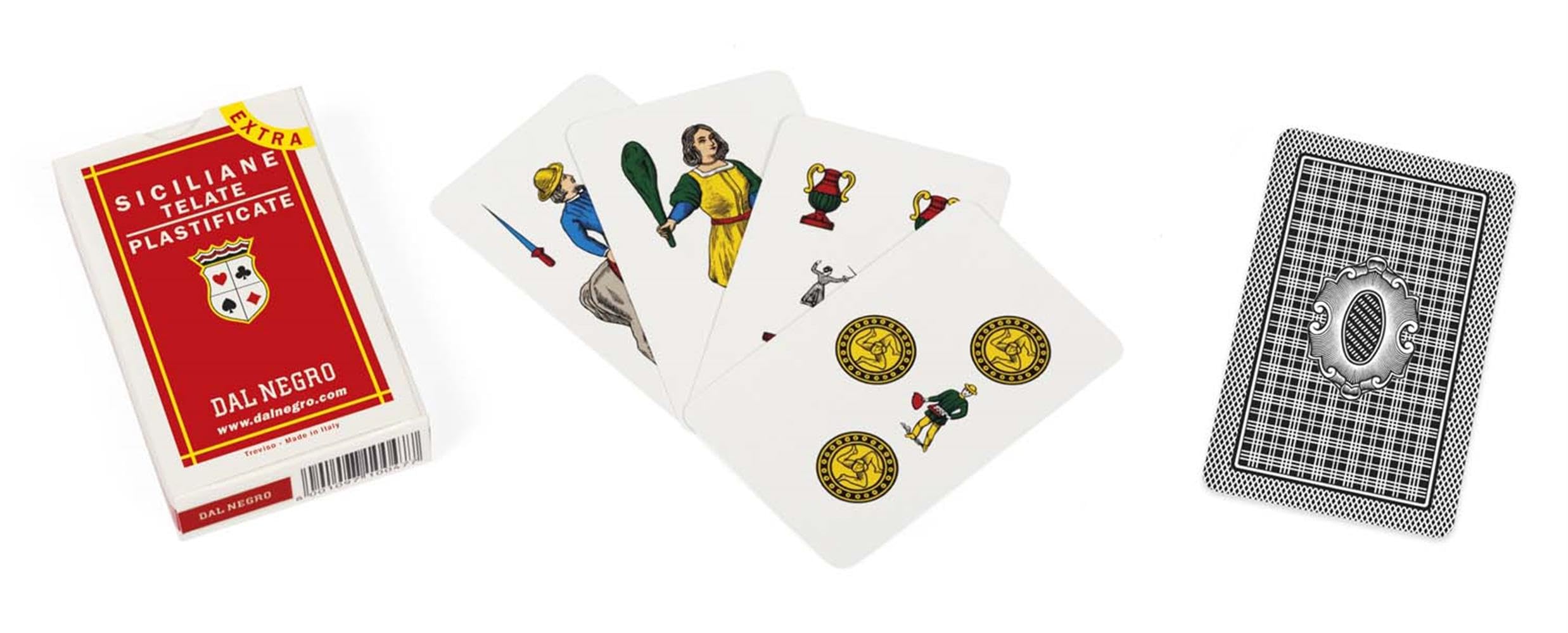 Dal Negro - Siciliane Extra Gioco da Carte, Colore Multicolore, 014009