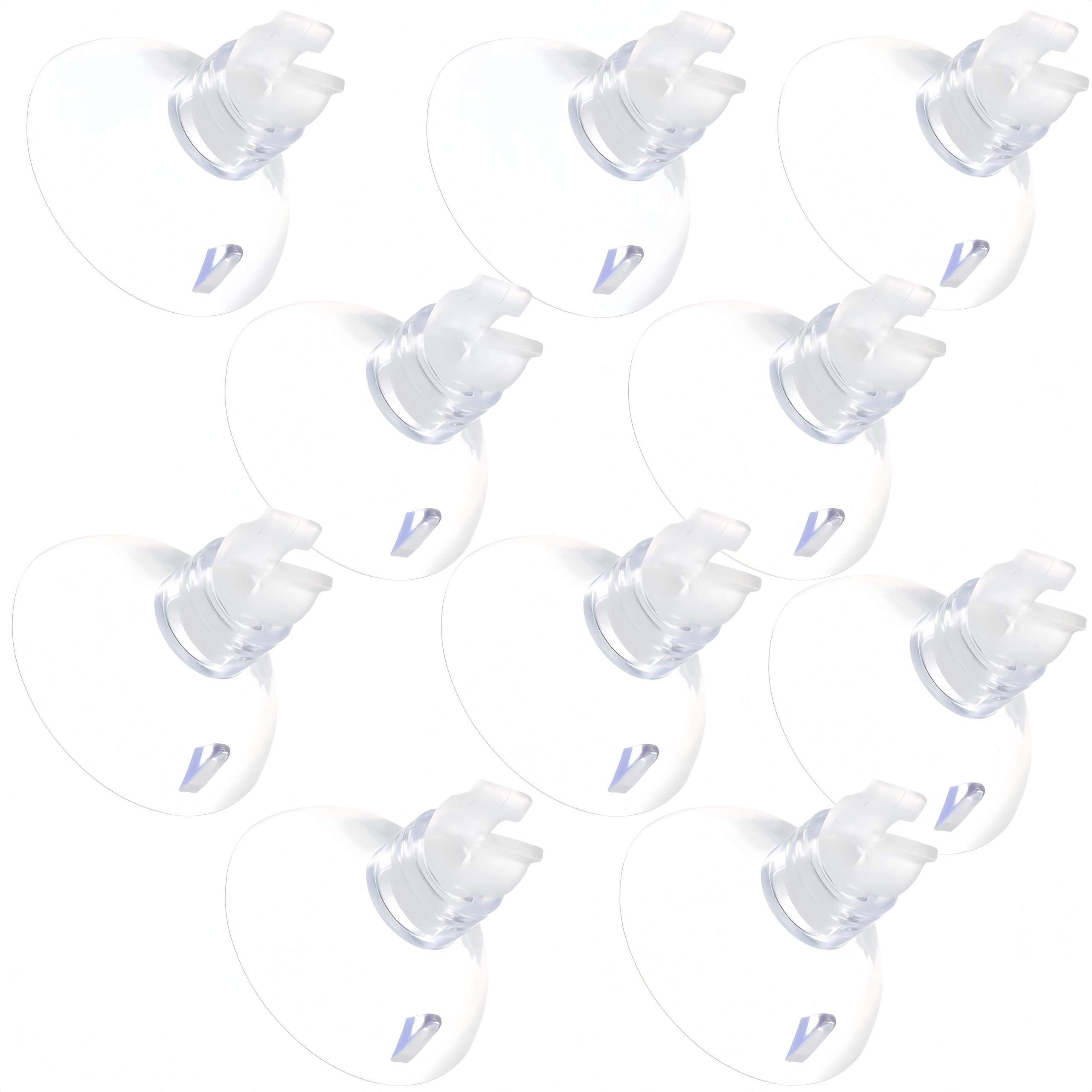 Aquarium Suction Cup Clips Set Fish Tank Air Line Holder Clear Plastic for Glass Fish Supples and Fish Tank Clear Airline Tubing Decorations Shrimp Nests and Reptile
