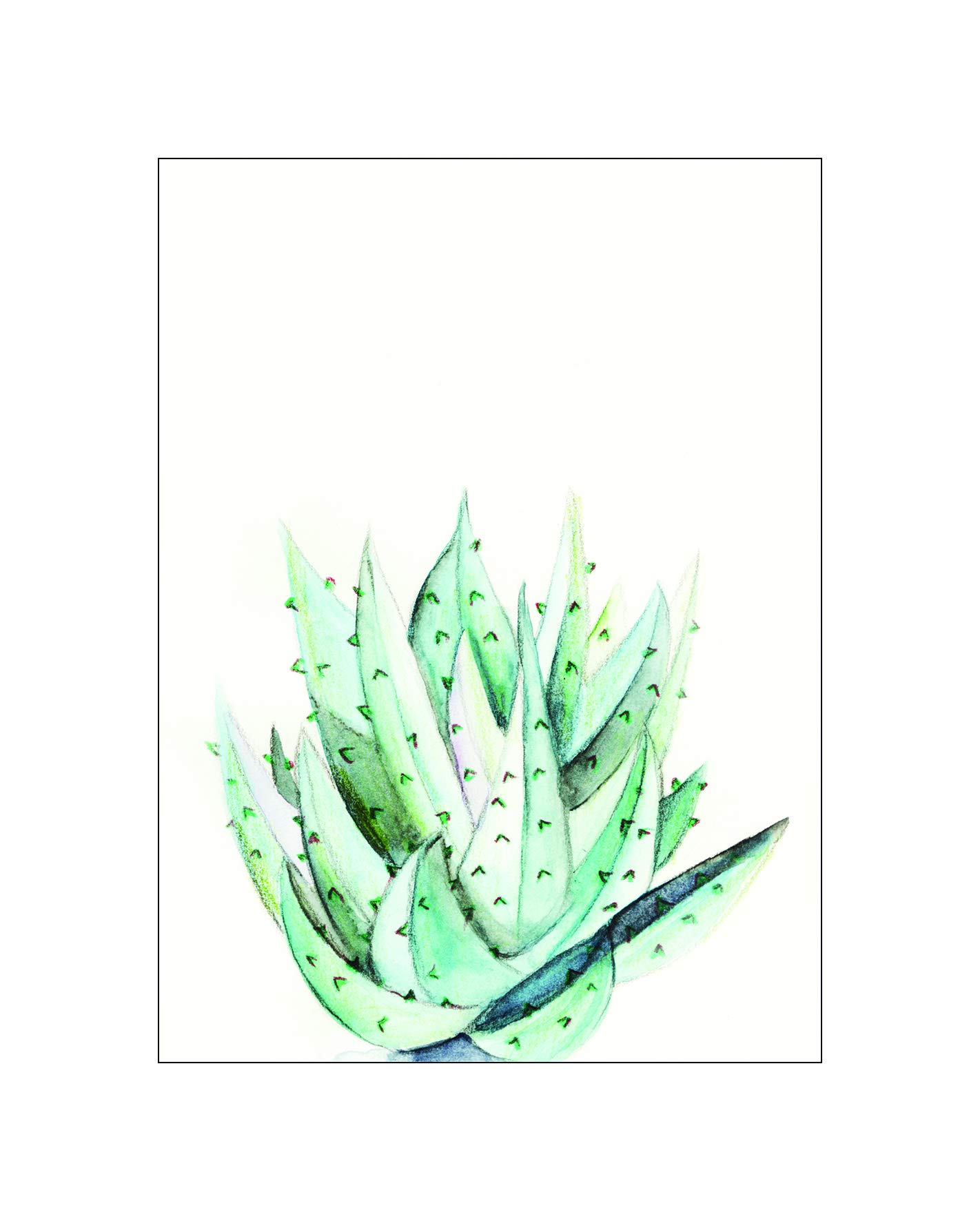 Póster de acuarelas Komar WTD P070C de 40x50cm para decoración de salón