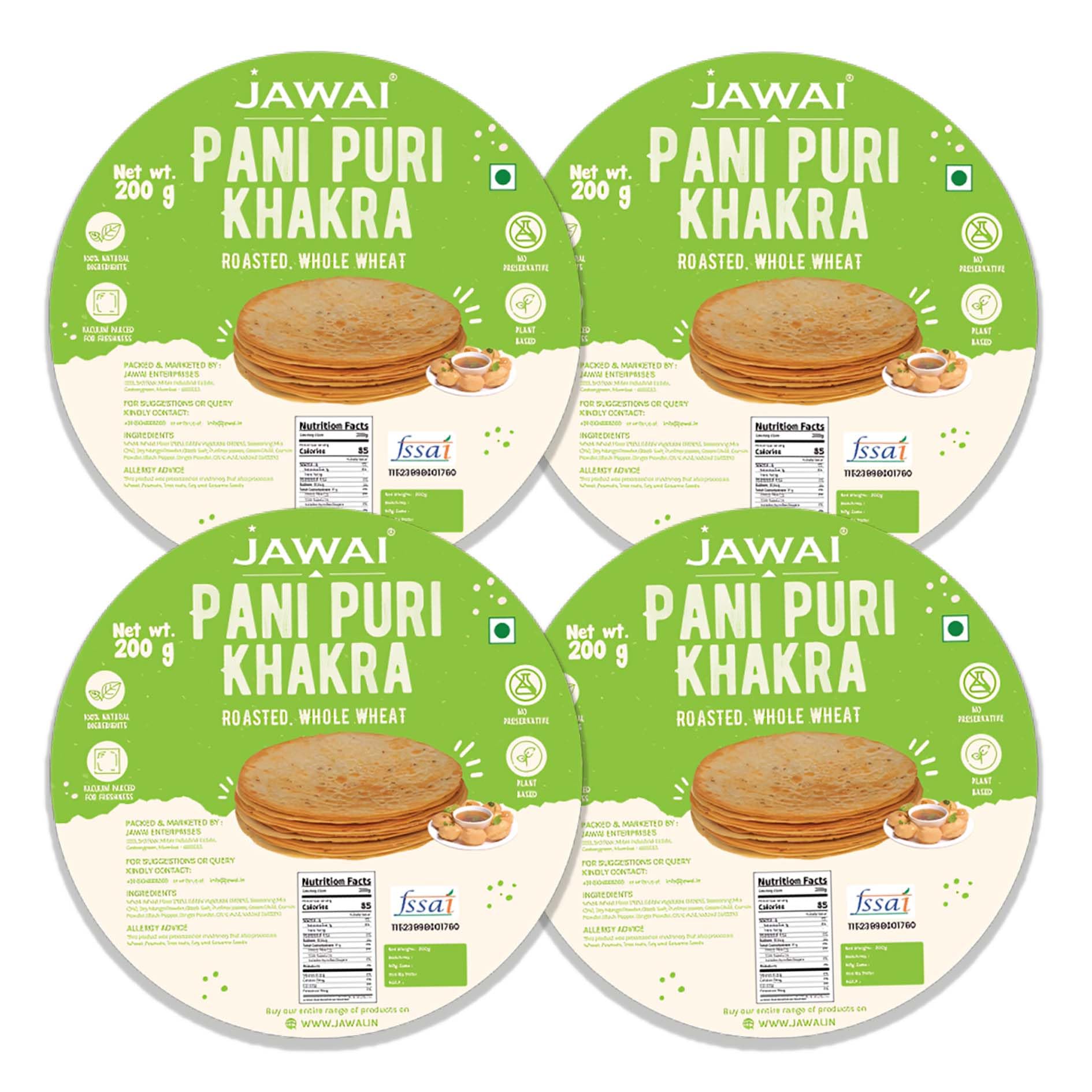 JAWAI ROASTED WHOLE WHEAT KHAKRA COMBO PANI PURI KHAKHRA- Plant Based Roasted Snacks, Healthy Snacks, Vaccum Packed Indian Snacks (Pani Puri Flavour) (B0D6R7S3LY) Amazon Price History, Amazon Price Tracker