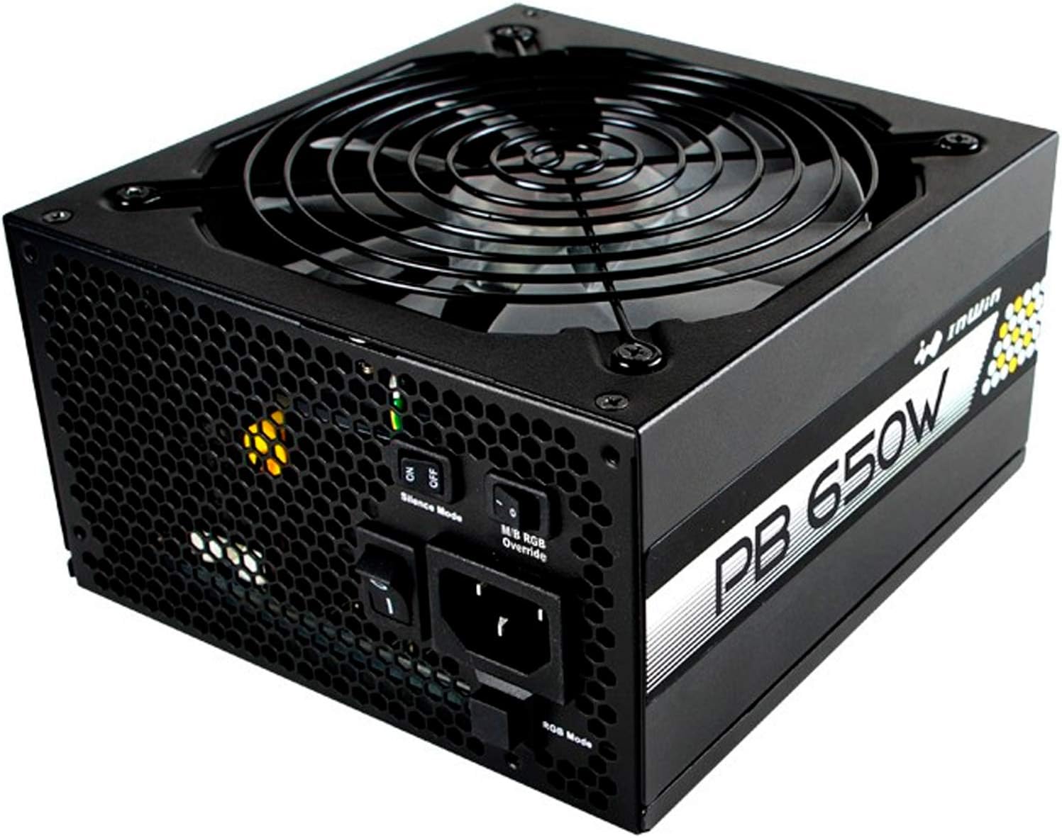 in Win PB-650W PB Series (Premium Basic Series) 650 Watt Fully Modular Power Supply 80+ Gold Certified, Black