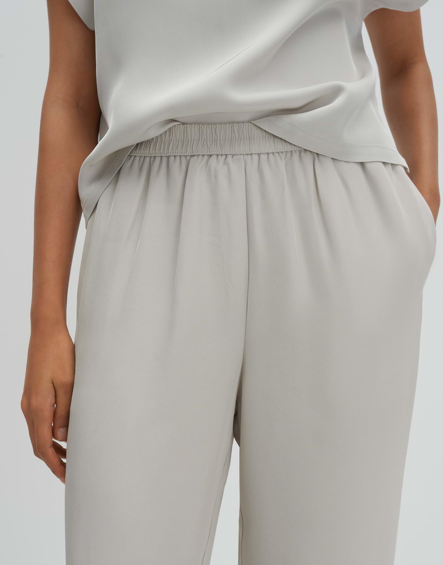 someday Damen Wide Leg Pants | CEVIL Flow Wide Leg Pants aus seidig fließendem Acetat