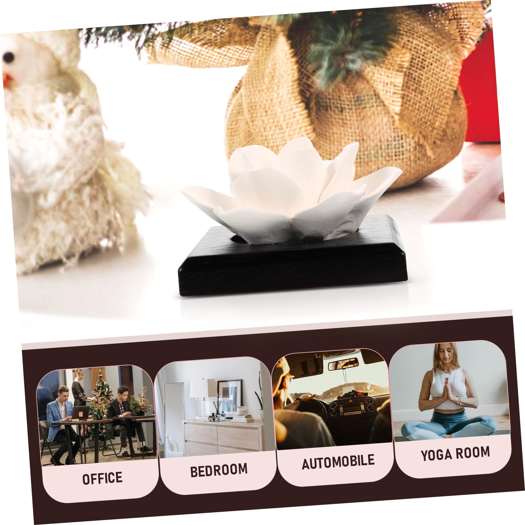 Baluue 2stücke Tragbar Aromadiffuser Für Ätherische Öle Für Schlafzimmer Büro Und Badezimmer Umweltfreundlicher Duftspender Harmonischem Design Für Entspannende