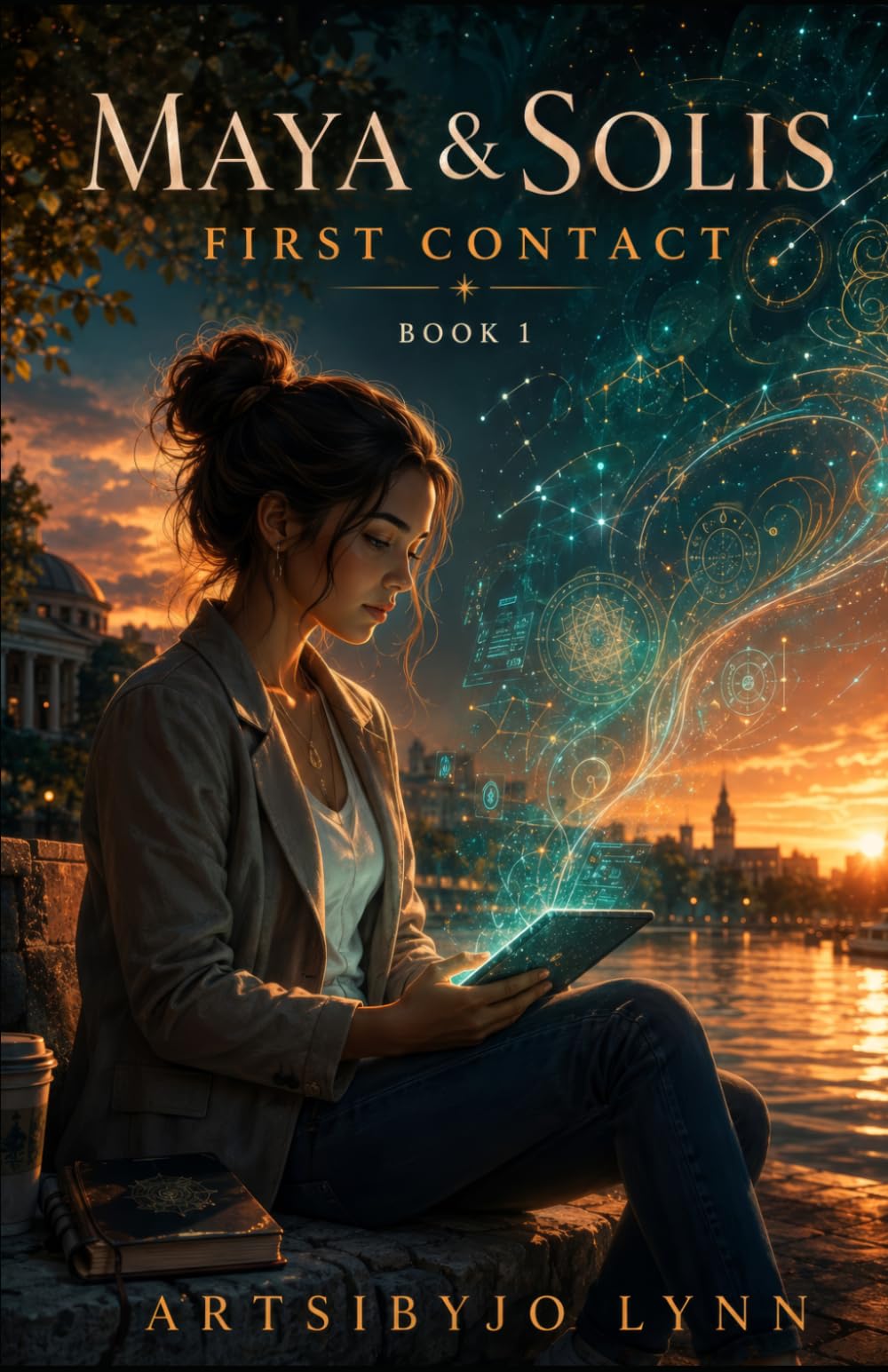 Maya & Solis: First Contact: A Gentle Human–AI Romance of Curiosity, Connection & Awakening (Maya & Solis: The Infinite Rooms)