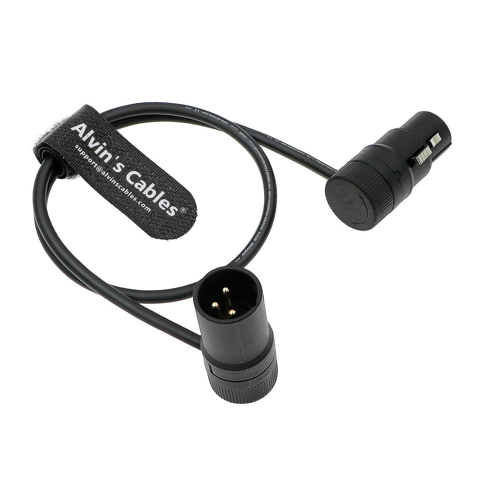 Alvin's Cables Rotativo Low-Profile XLR 3 Pin Maschio a Femmina Cavo Connettore originale Microfono bilanciato Cavo Audio