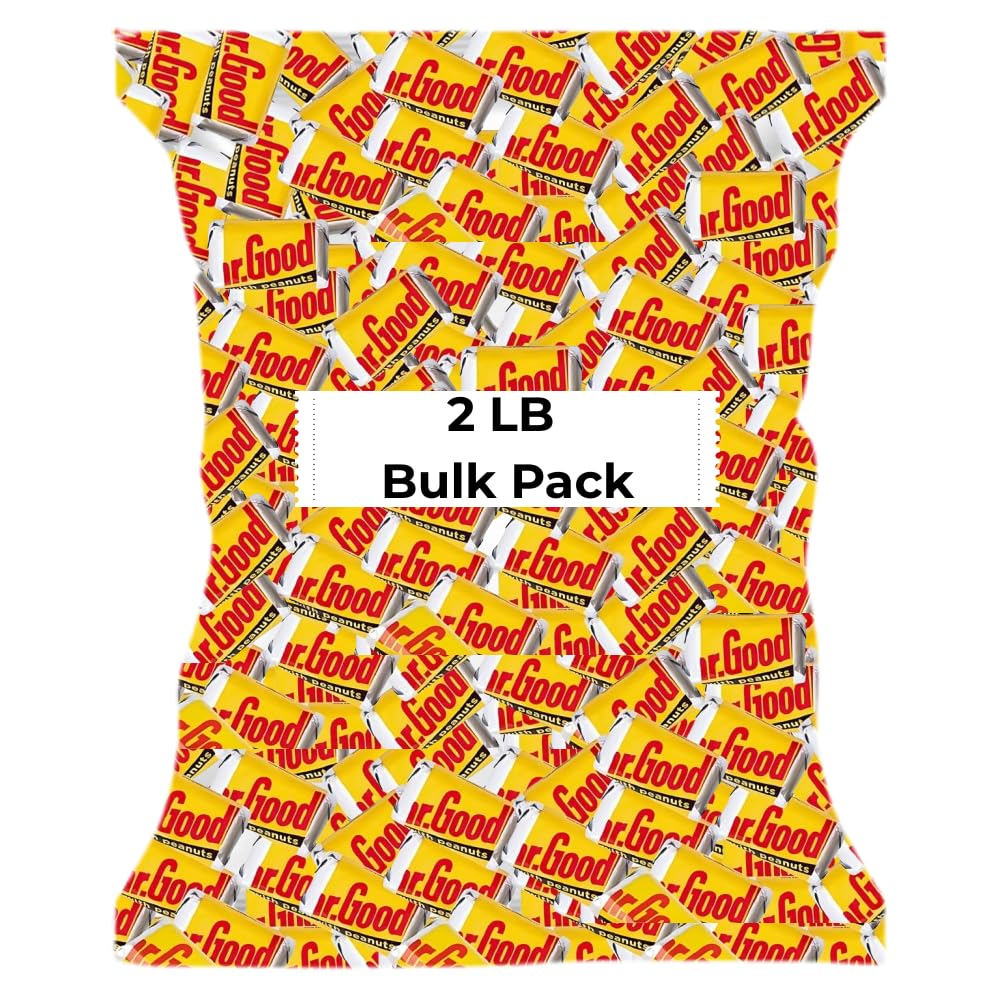 Candykrave Mr Good bar Mini Candy 2lb Bag - Individually wrapped Snack-Sized Chocolate Bars bulk are great for Snacking, Pinata, Celebrations, Gifting & More!