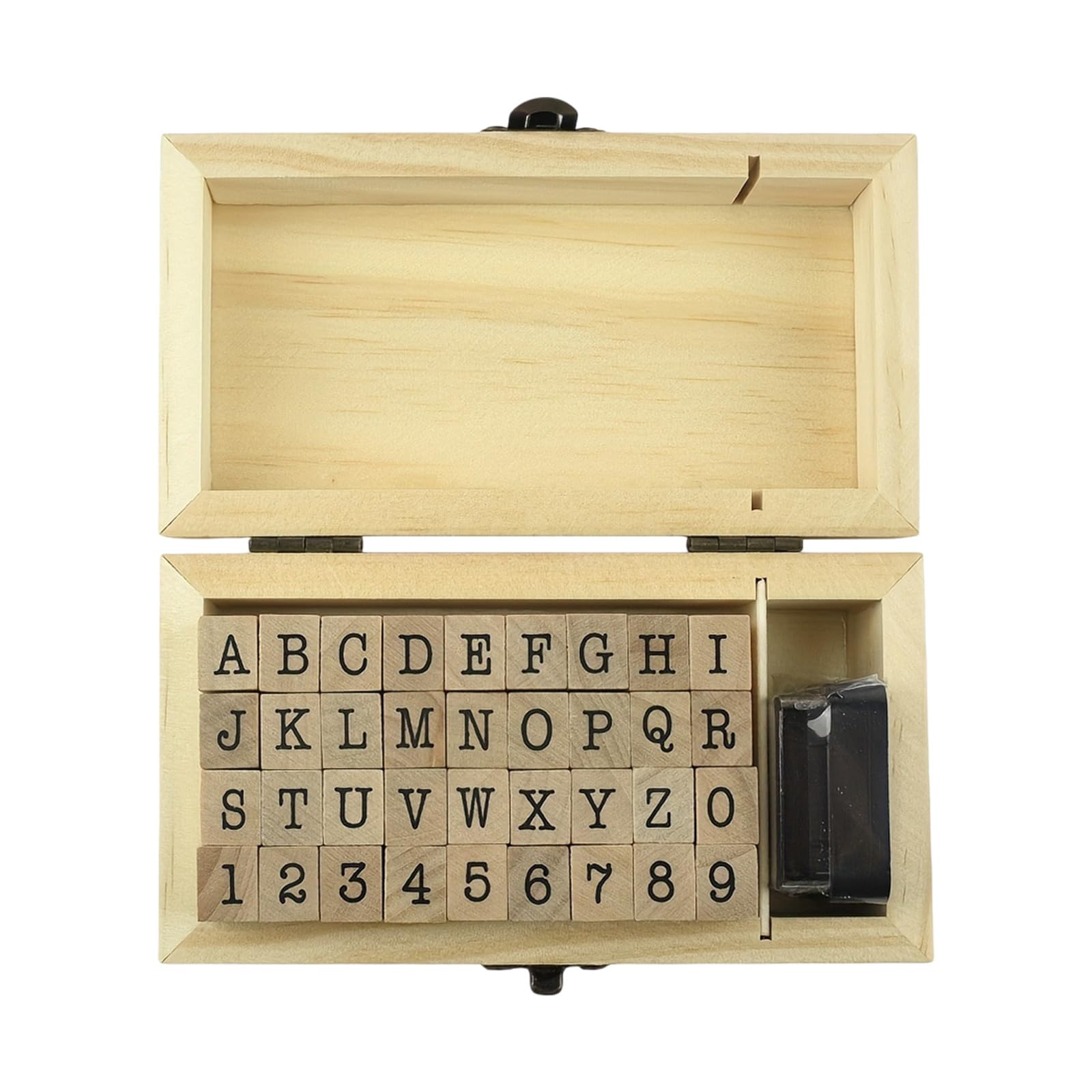 36Pcs Vintage Wooden Rubber Craft Stamp Journaling Decorative Stamper for Invitation Scrapbooking Card Making Craft Postage for Scrapbooking