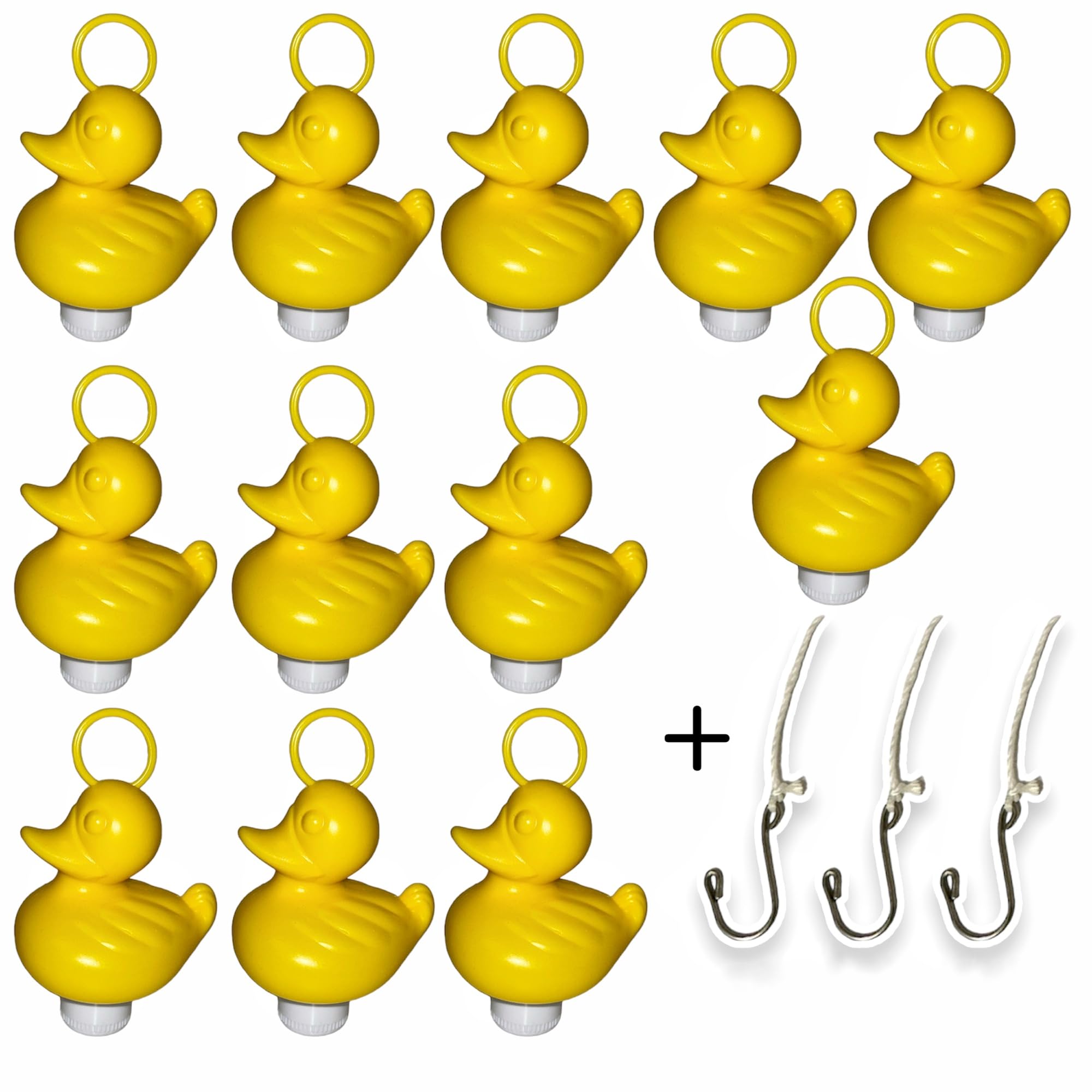 Juego De Pesca De Patos Con 20 Patitos Amarillos – Juguete De Baño Y Piscina Con 3 Anzuelos, Ideal Para Niños +3 Años