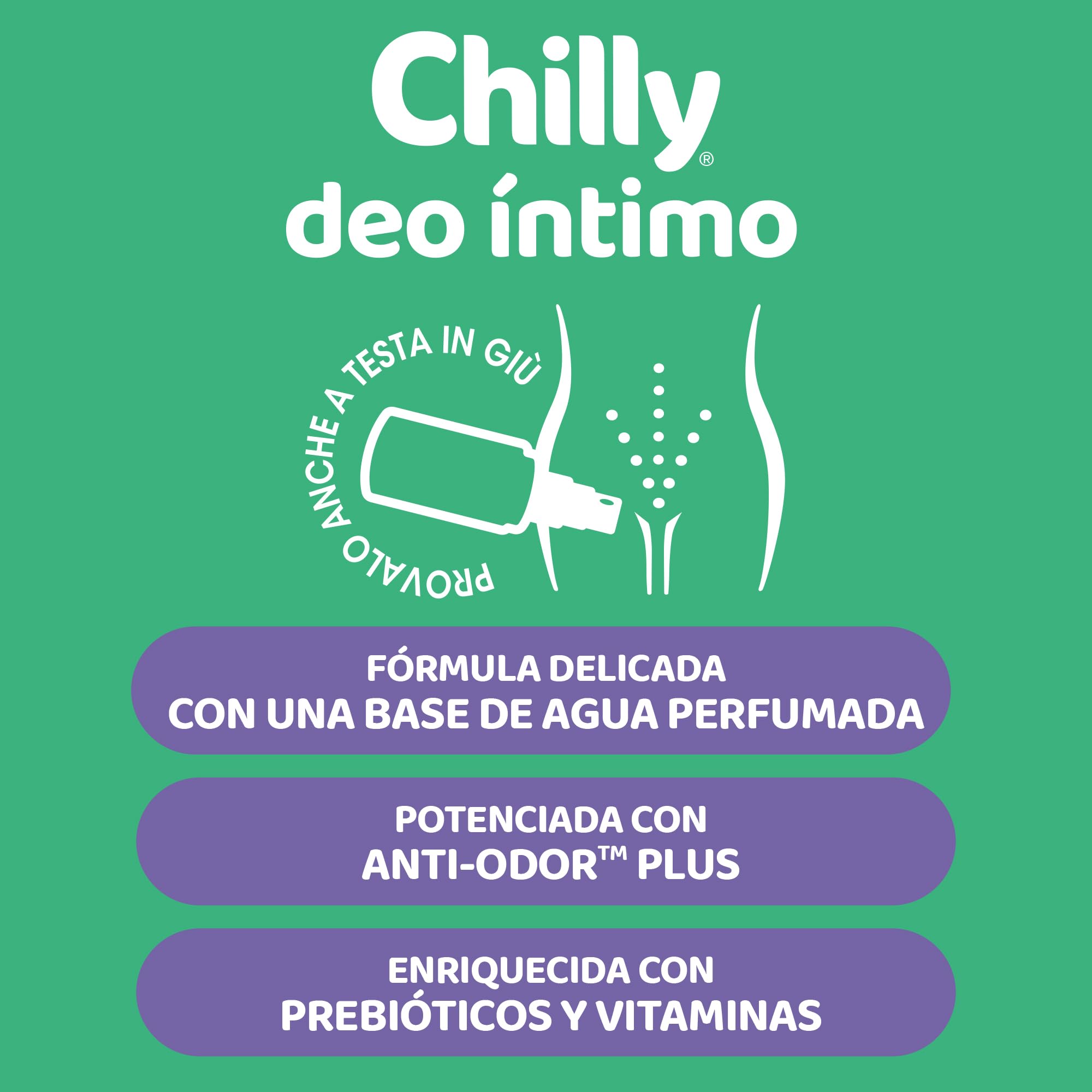 Desodorante íntimo en pulverizador Chilly delicado 50 ml — view 4